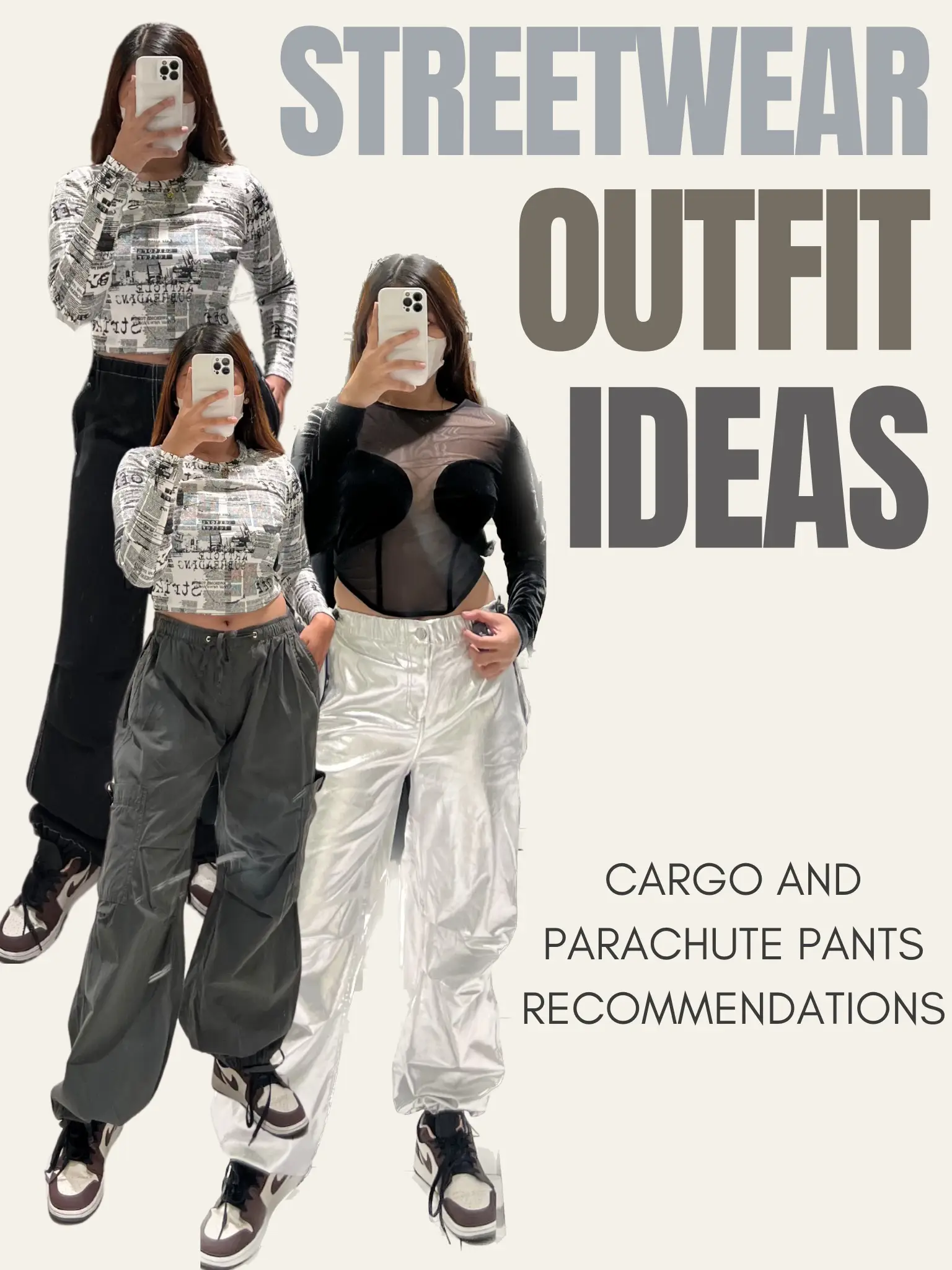 Cargo & Parachute Pants Recommendation - Style Tip