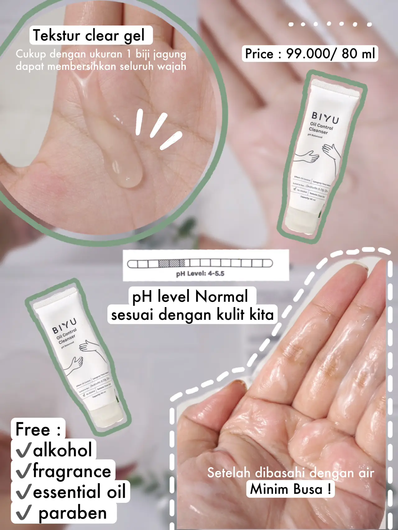 Gentle Cleanser terbaik untuk Oily Skin 🖤 Galeri diposting oleh