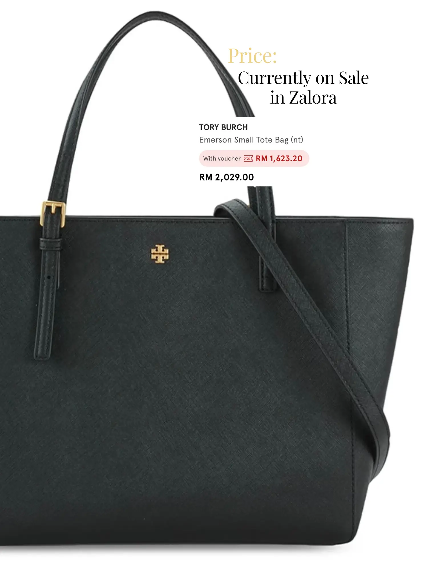  Tory Burch Women's Ever-Ready Small Tote, Black, One