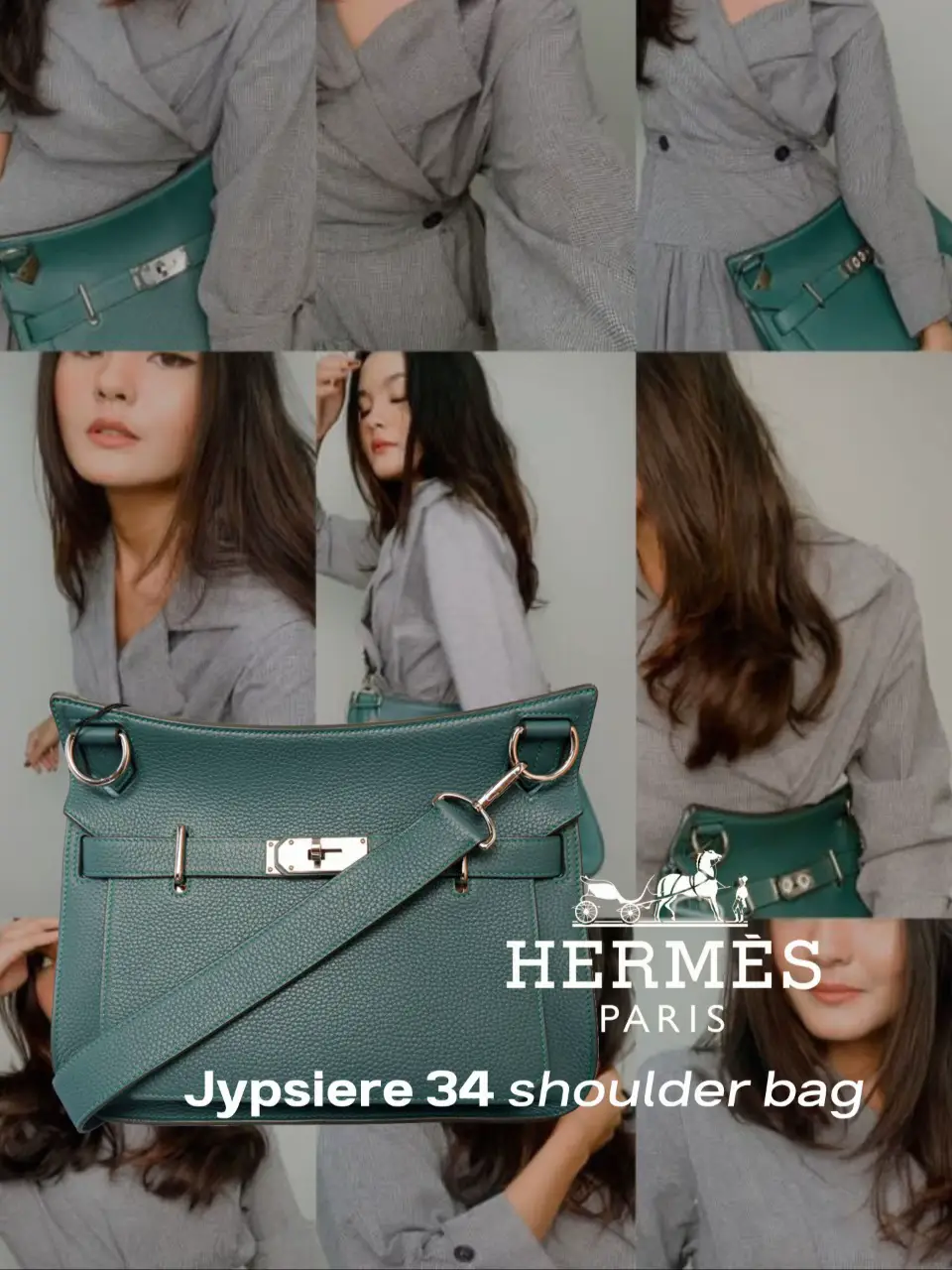 BAG REVIEW : HERMES JYPSIER ATOLL BLUE 💙🧿