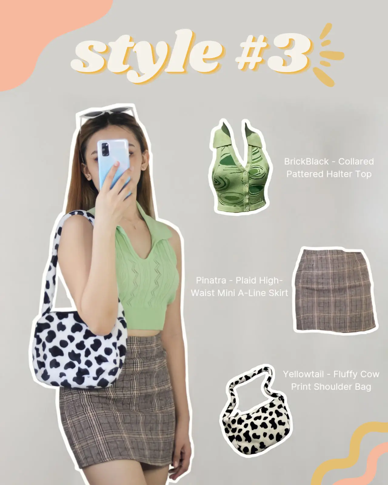 BrickBlack - High-Waist Mini A-Line Skirt