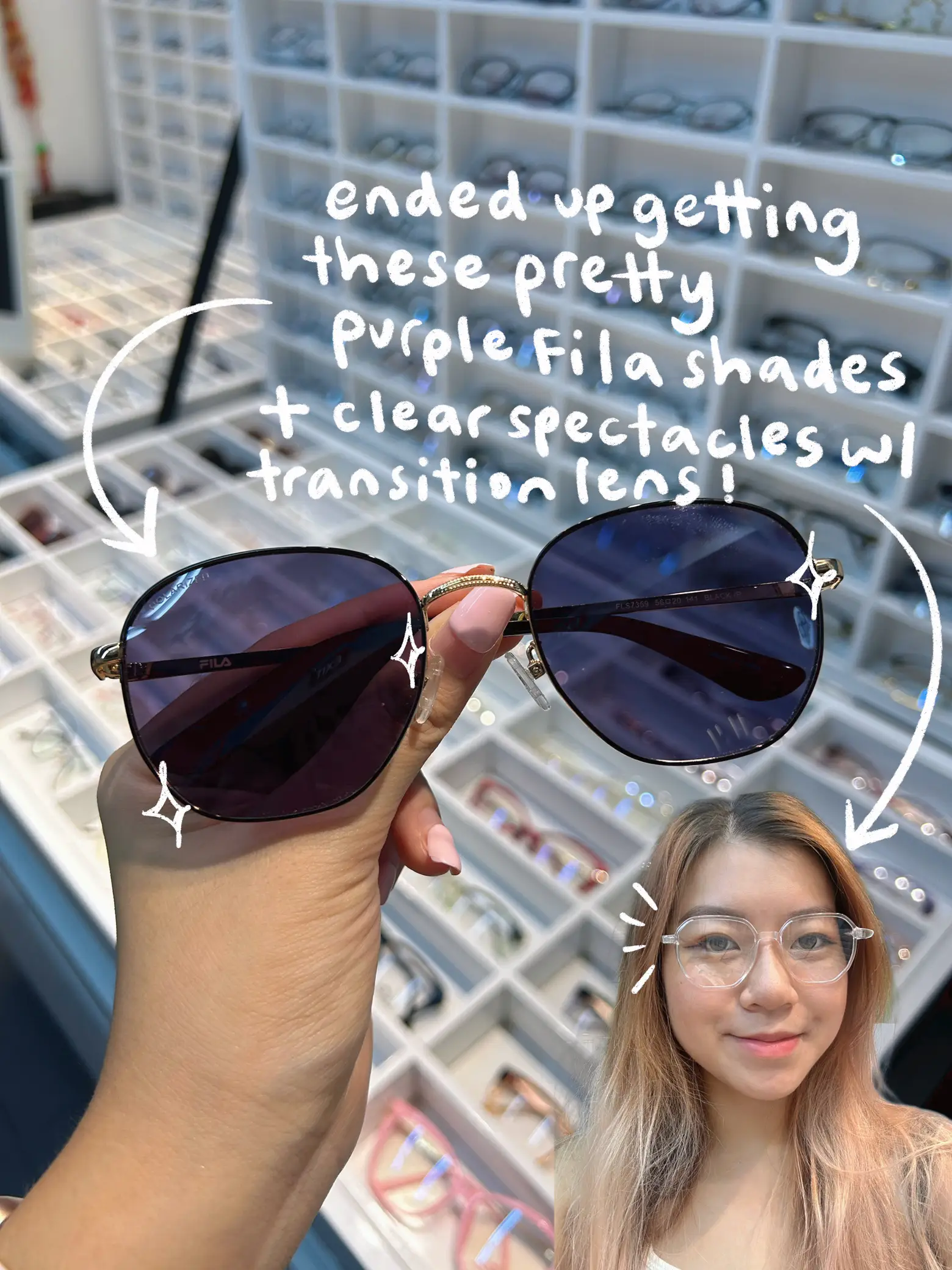 lenshop on X: Sunglasses feature a bold square shape for women
