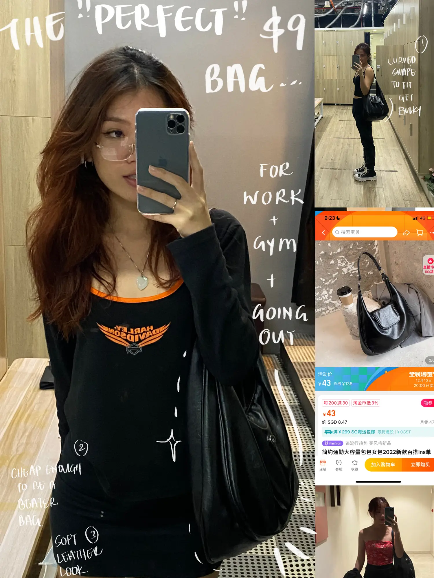 The perfect hot girl beater bag 🤞🏻 for work & gym | Gallery posted by  Yooks | Lemon8