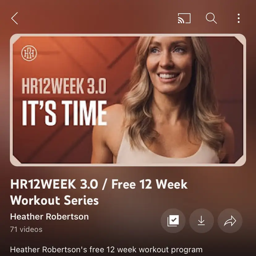 Heather robertson discount free 12 week