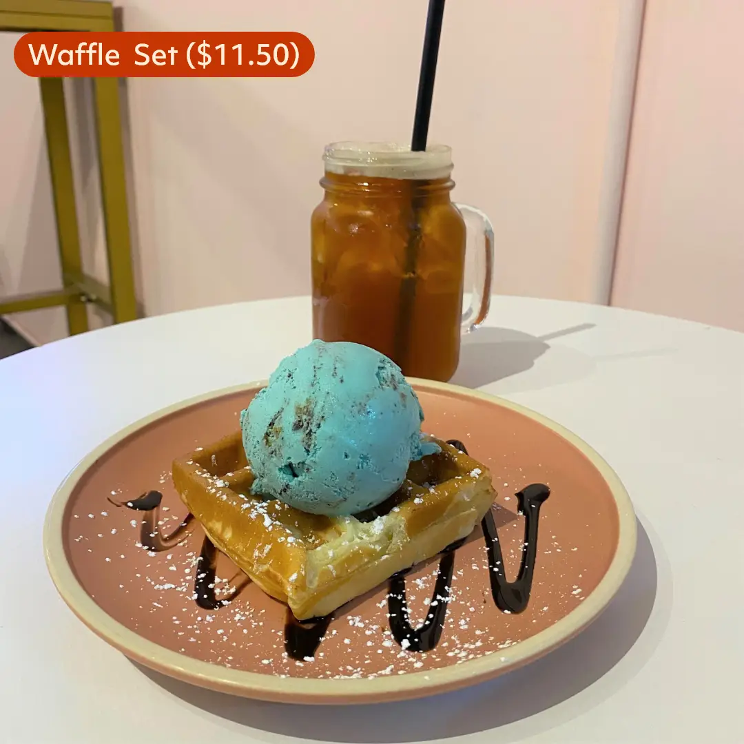 Double Scoop Ice Cream & Waffle Set by Icebar (Hougang)