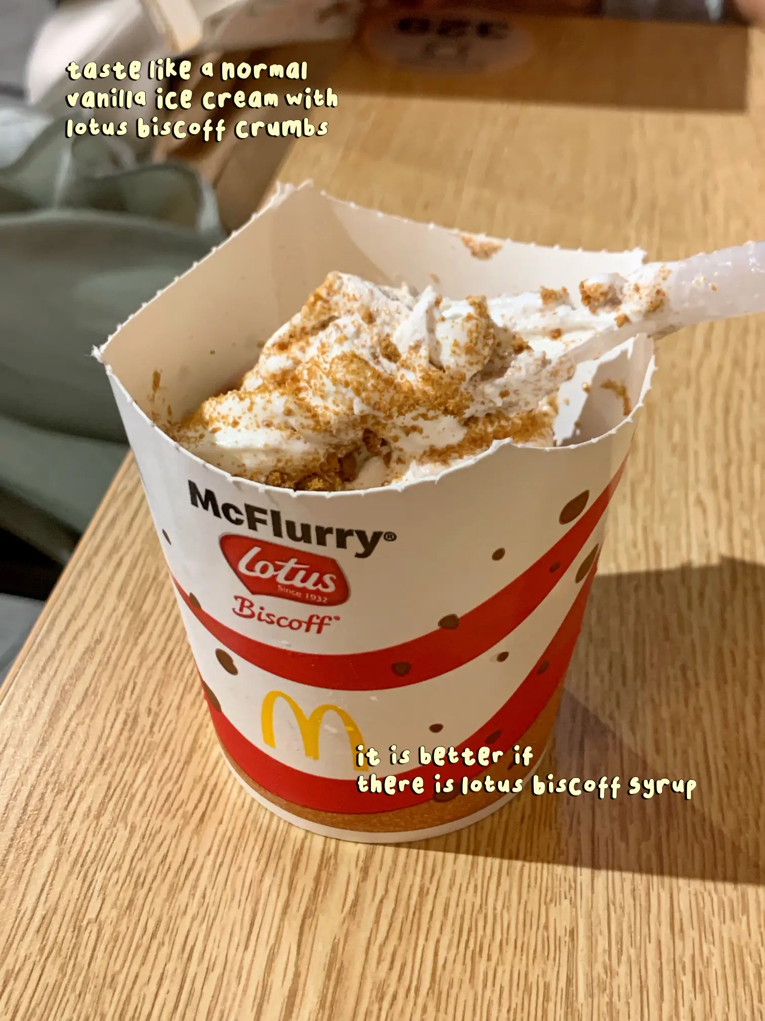 Biscoff 2025 icecream mcdonalds