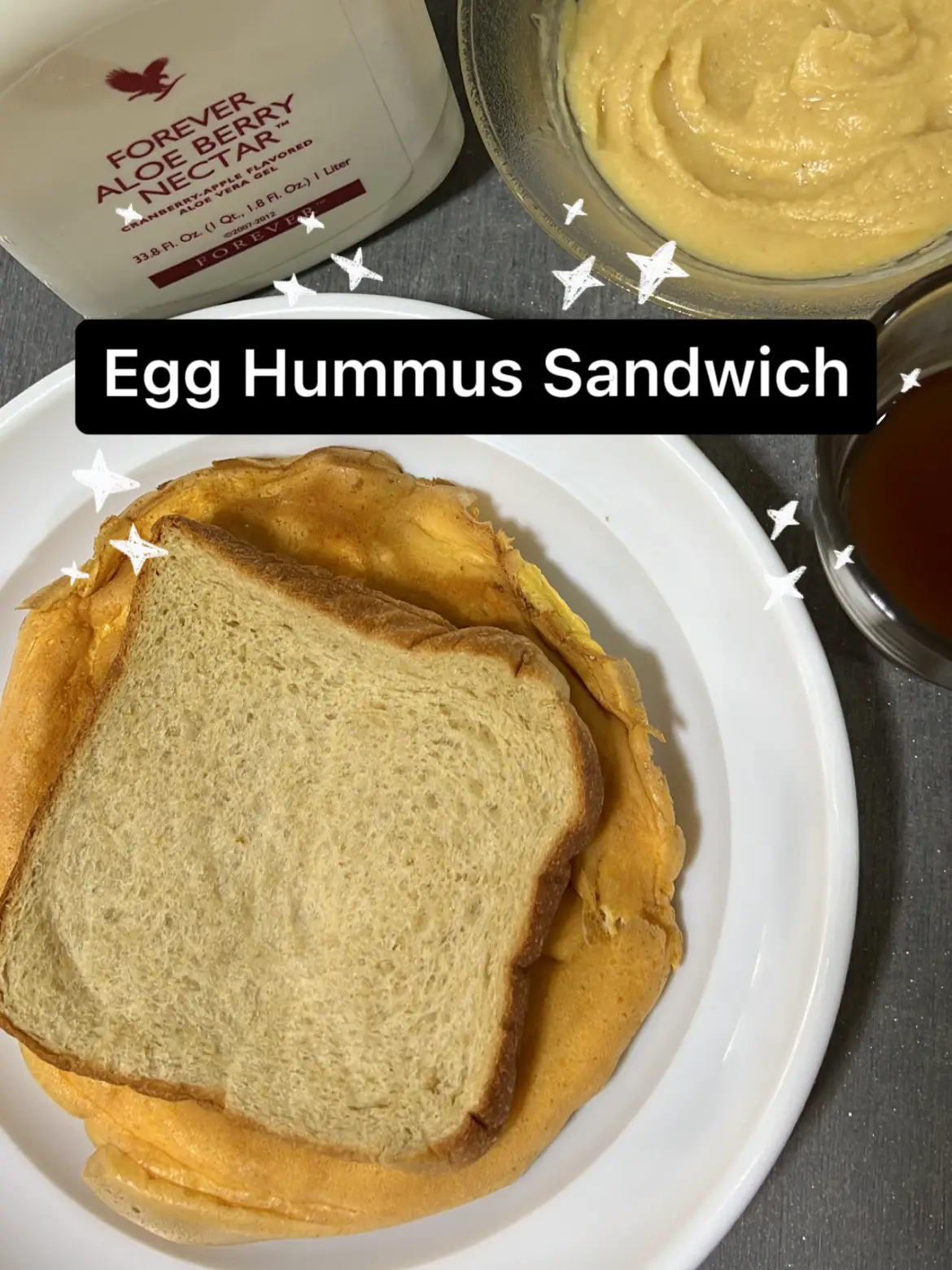 Let’s make Egg Hummus Sandwich 's images