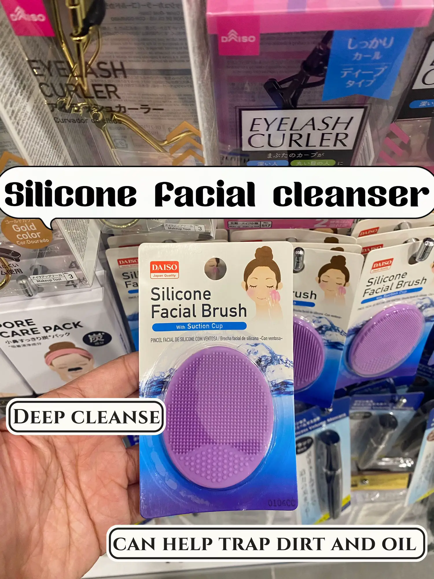 Jual Daiso Silicone Nail Brush