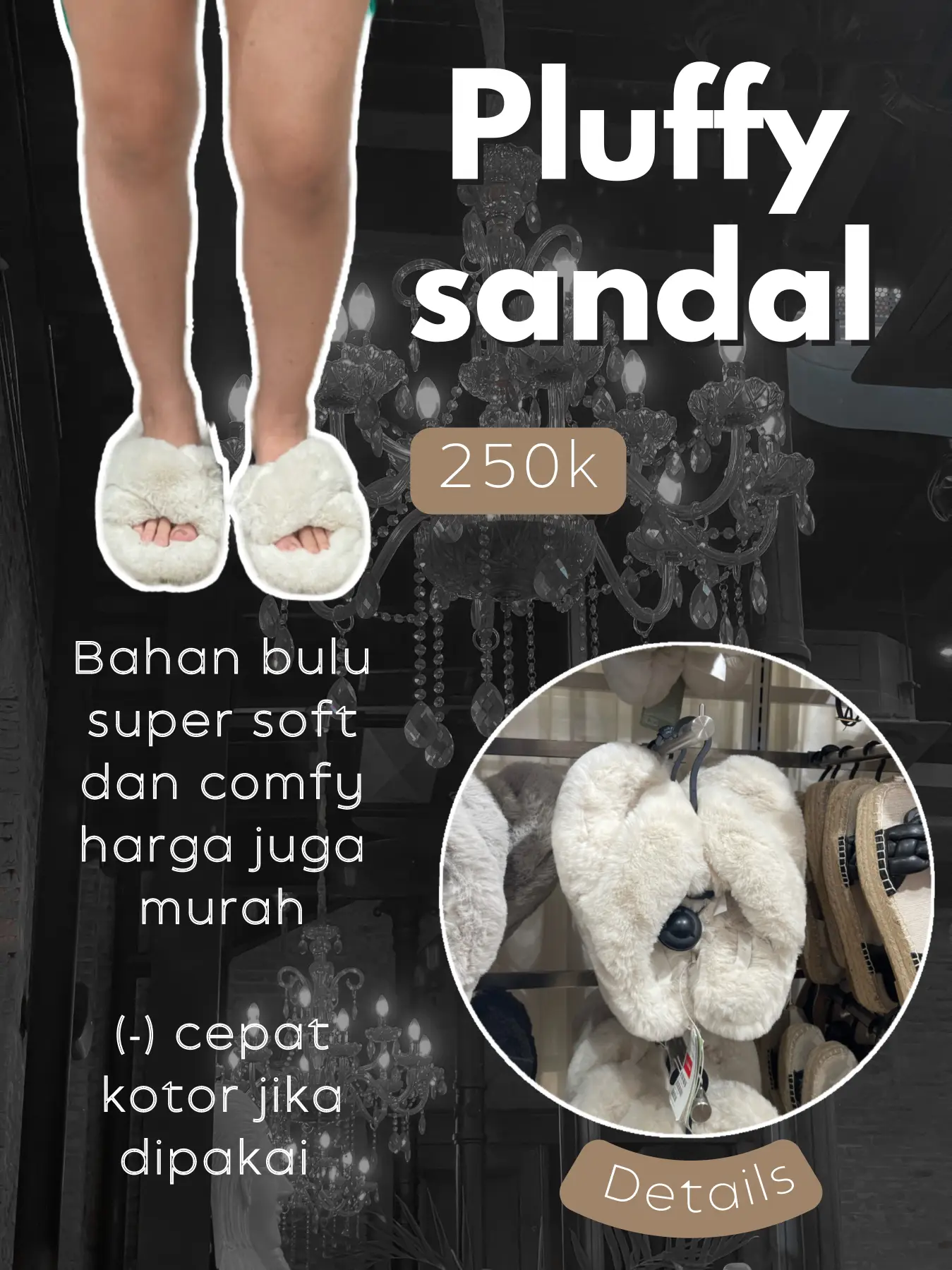 Sandal on sale bulu h&m