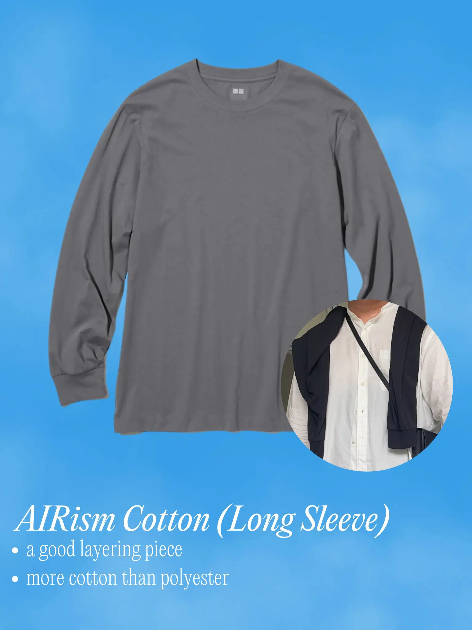 My Go To T-shirt: AIRism Cotton S/S T-shirt, Gallery posted by chester🎪