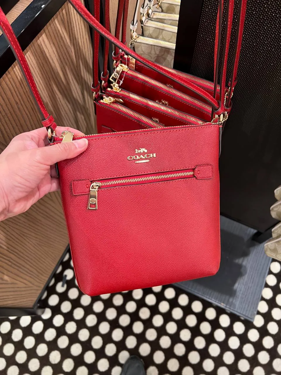 TORY BURCH Unboxing and What fit's inside my COACH Micro Rowan Crossbody  Bag 