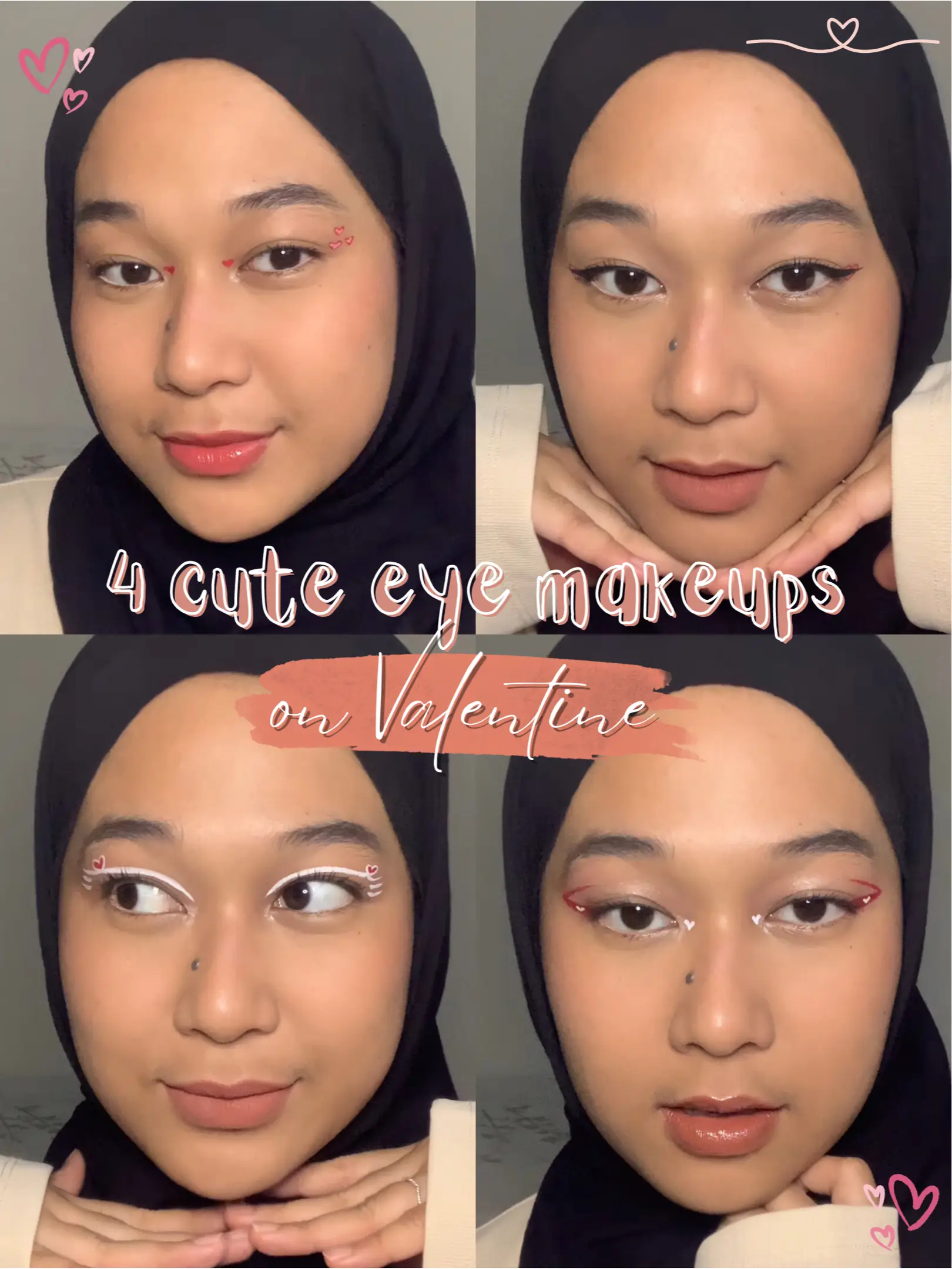 4 Cute Eye Makeup On Valentine Day