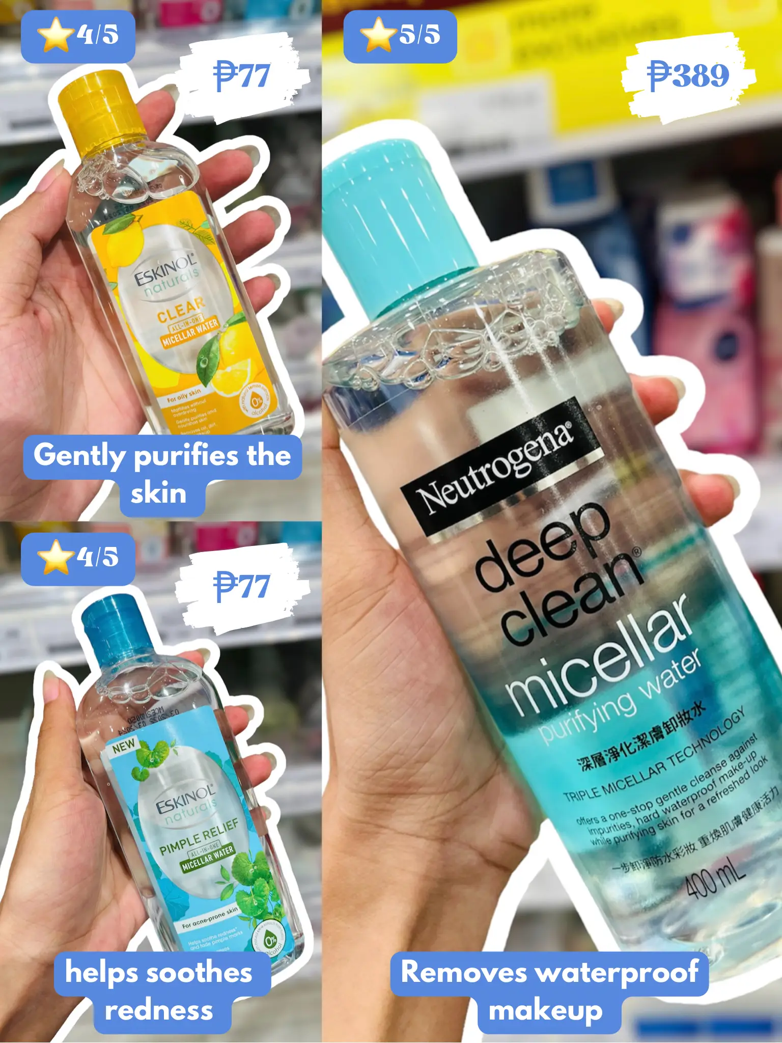 ⭐️ Rating at Watsons Micellar Water Version | Gallery posted by