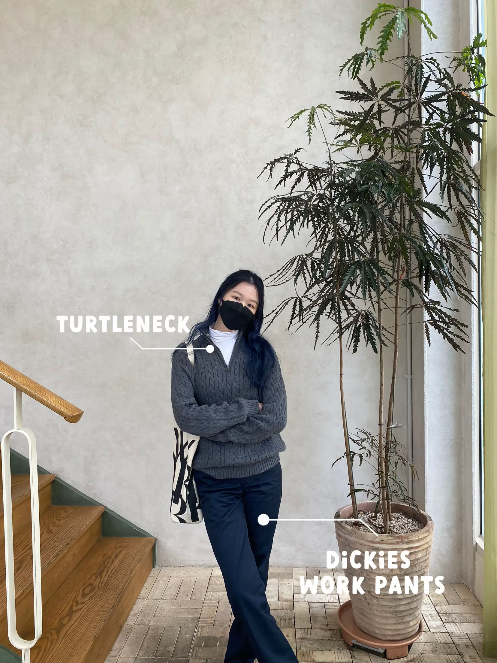 Zippered hotsell turtleneck dickies