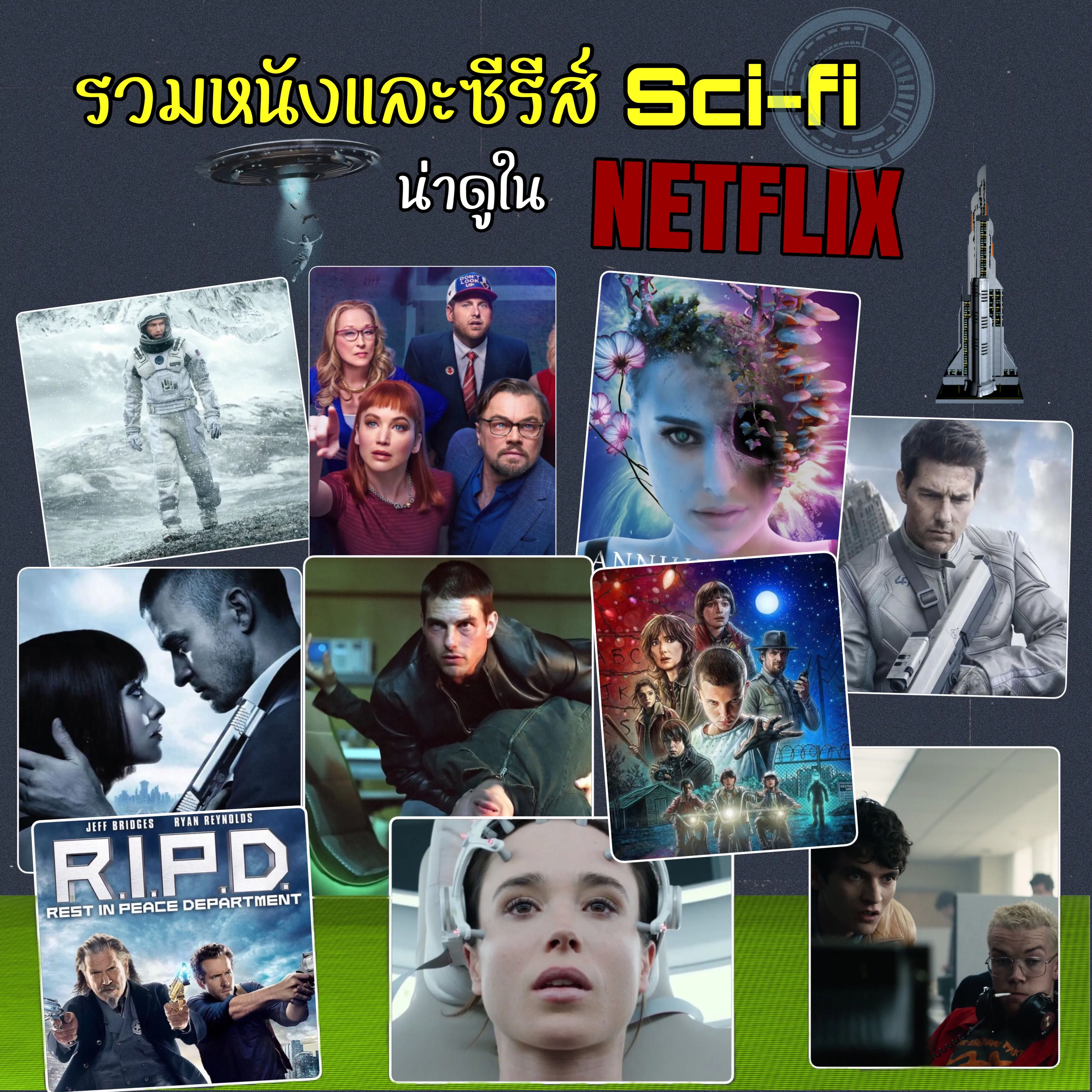 รวมหนังและซีรีส์ Sci-Fi ที่น่าดูใน Netflix | Gallery Posted By Dodvii🫧 |  Lemon8