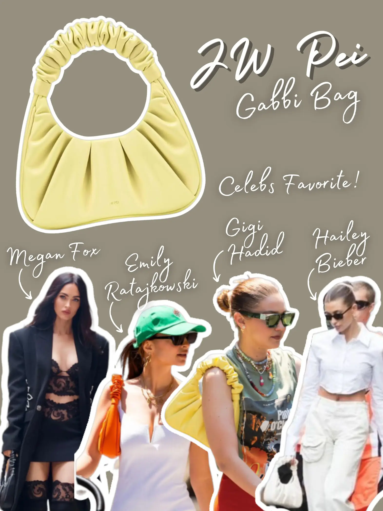 Emily Ratajkowski, Megan Fox and Gigi Hadid's JW PEI Handbag Is on