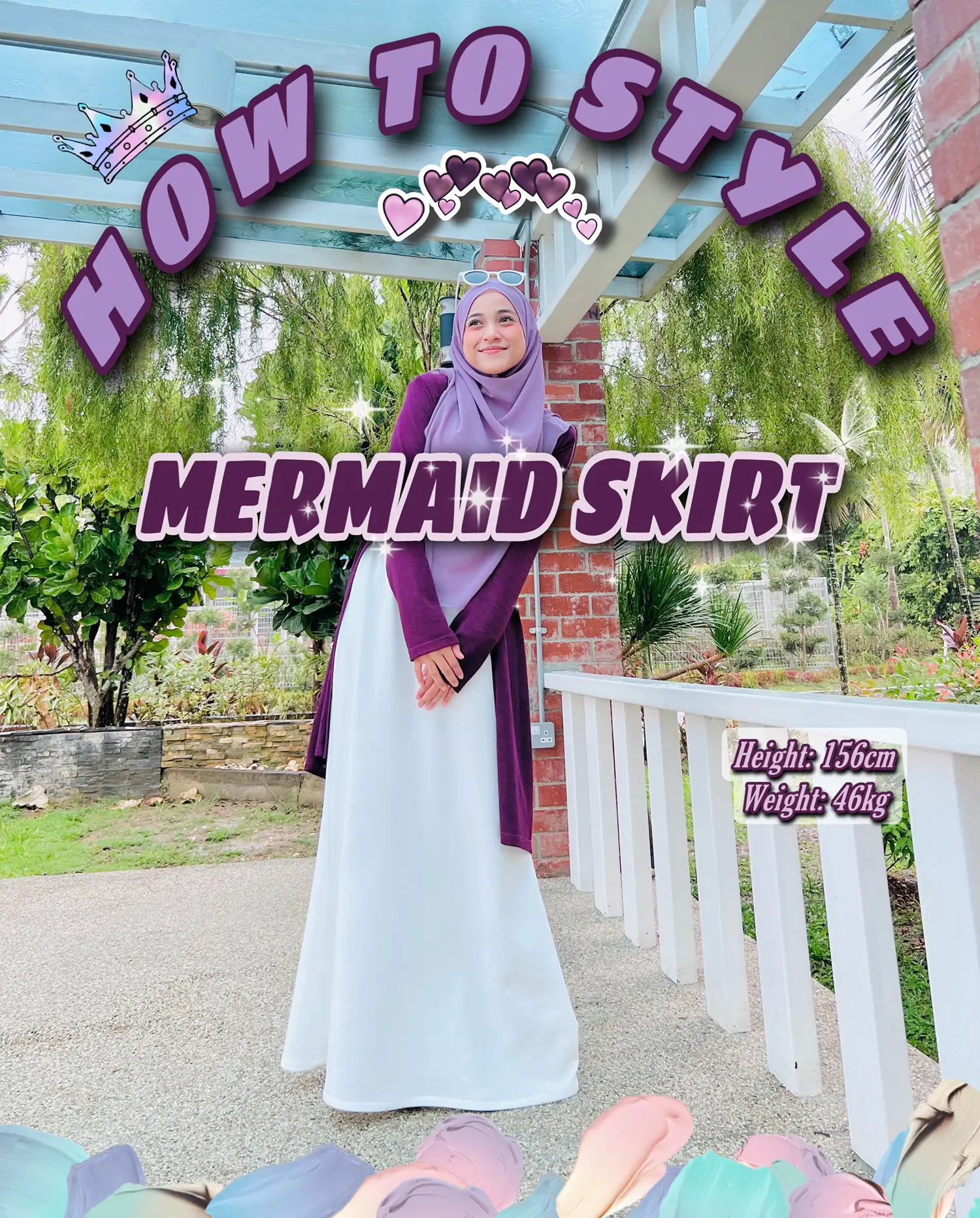 OOTD13600 PUFF SLEEVE TOP AND MERMAID SKIRT – OOTD MALAYSIA