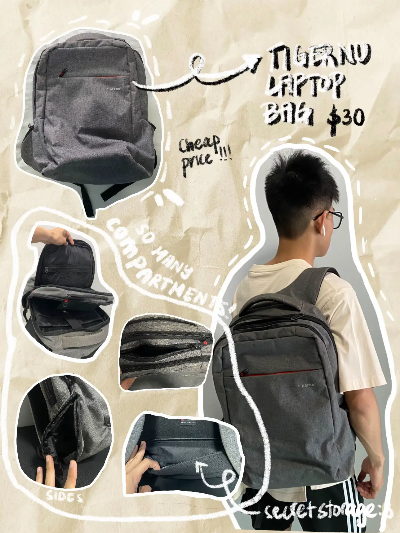 Hello! My trusty Everyday Backpack v1 30L's back padding fabric