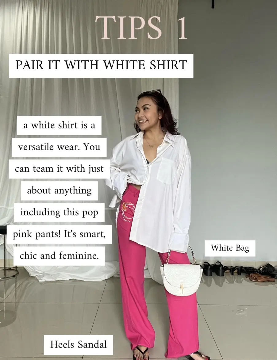 3 Ways to Style HOT Pink Pants! 💕👀, Galeri diposting oleh Rania Shafira