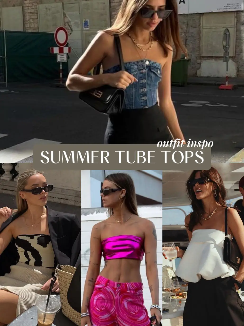 Lady's Beach Crop Tube Top  Summer Collection Malaysia