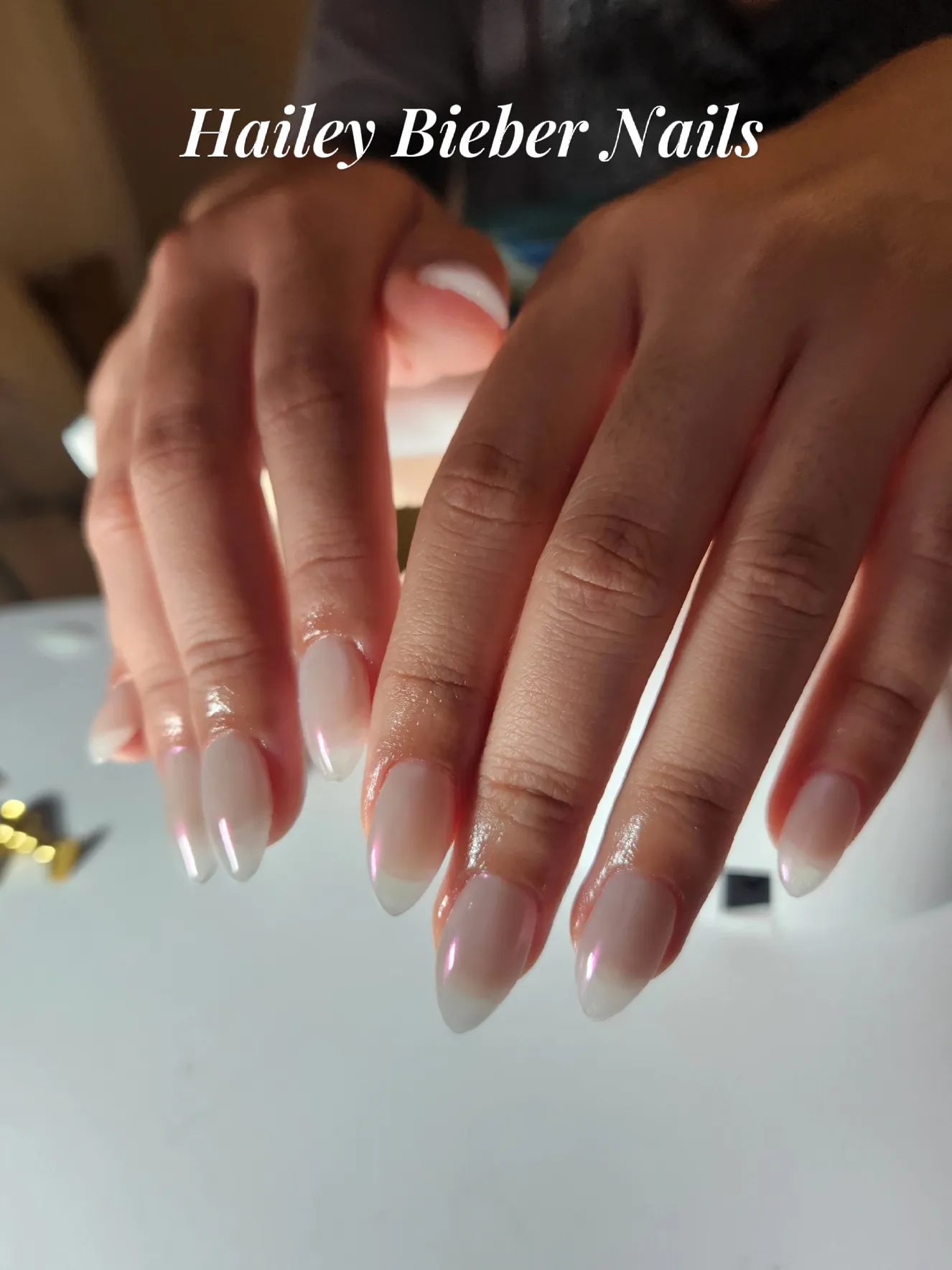 $16 hailey bieber's inspired pearl nails
