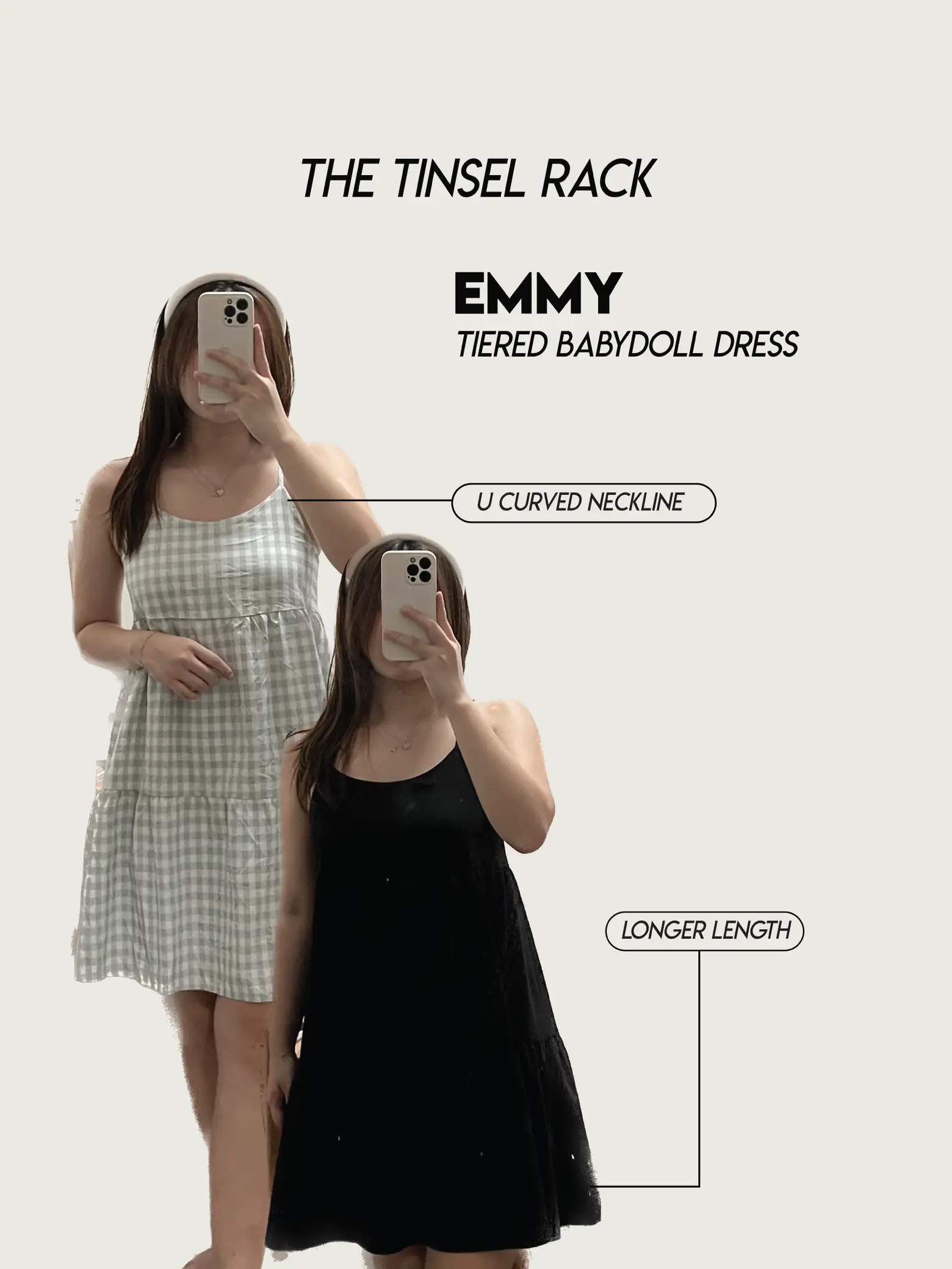 Emmy Textured Mesh Babydoll Mini Dress