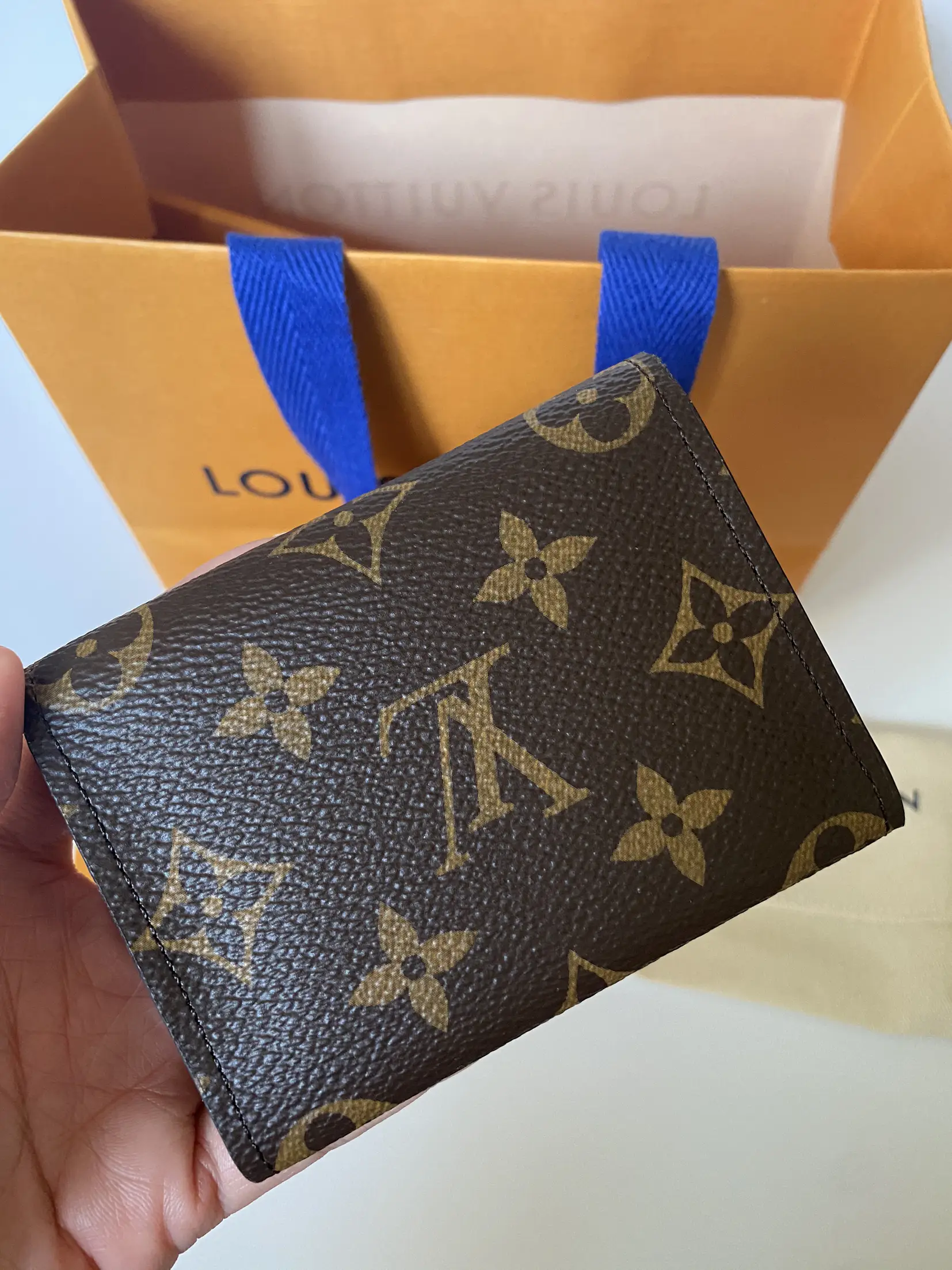 Louis Vuitton Enveloppe Carte de visite : ที่สุดของ LV Card holder  ใช้ดีจนต้องกลับไปซื้ออีก 