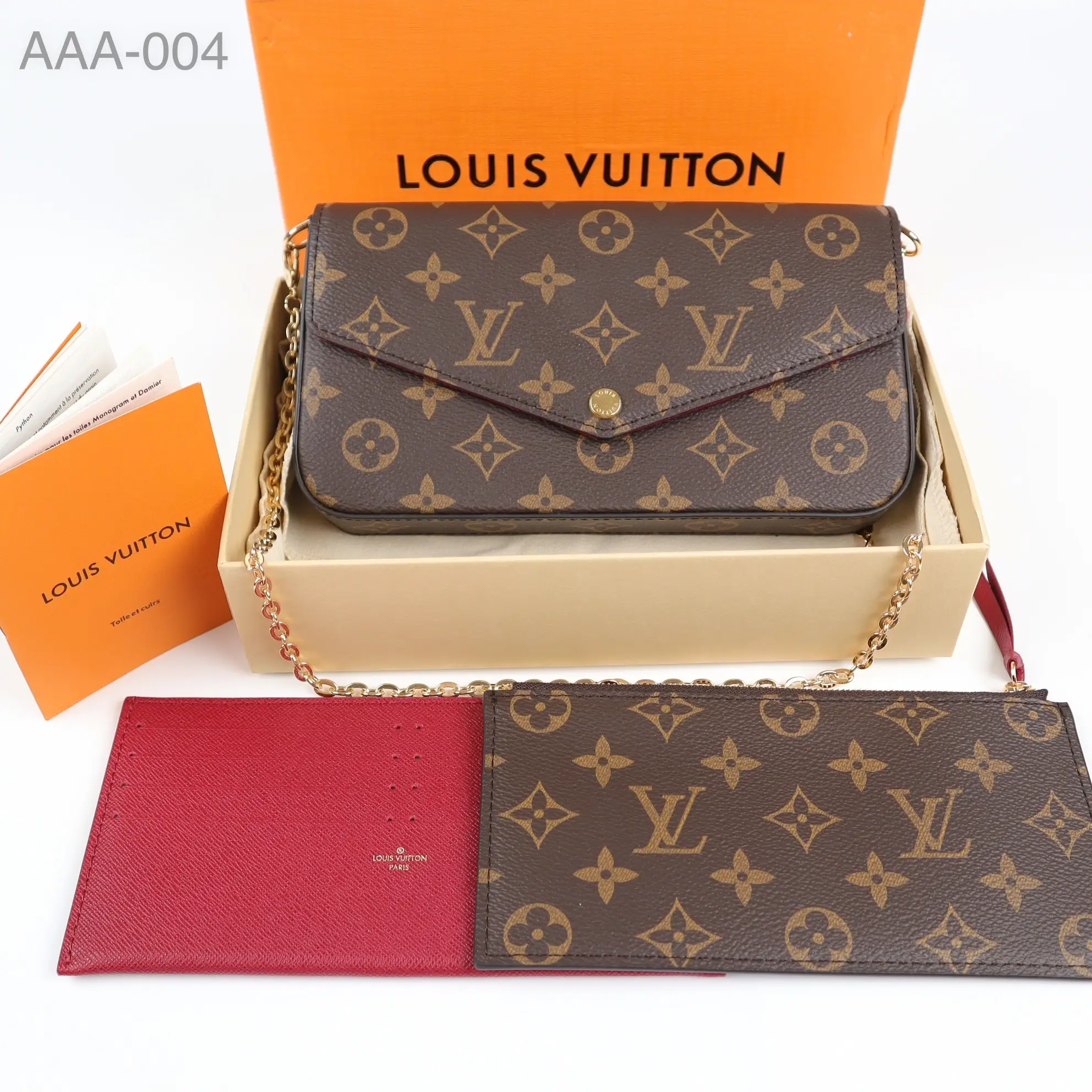 Louis Vuitton Monogram Canvas Small Mini Evening Clutch Pochette Shoulder  Bag For Sale at 1stDibs