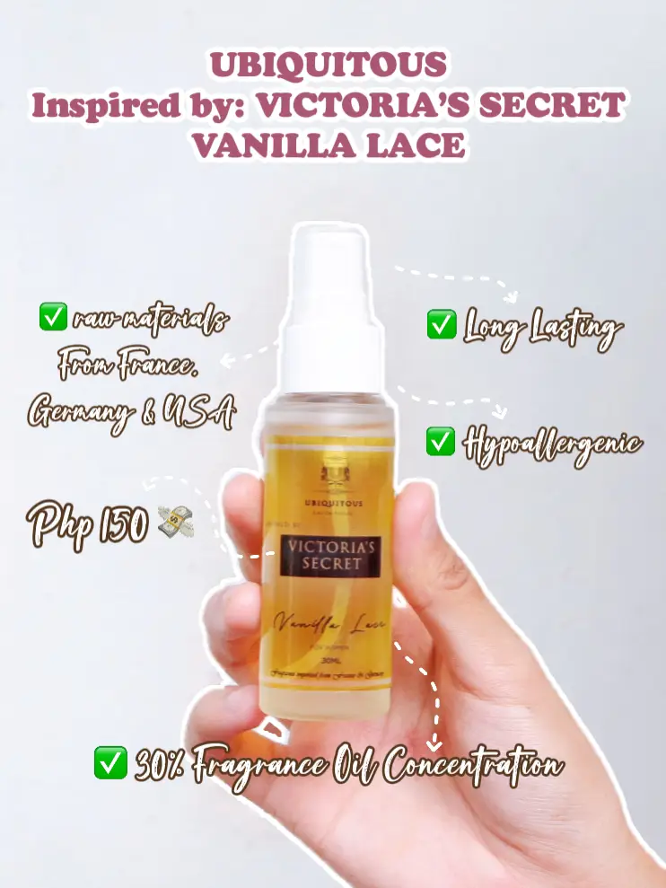 Victoria secrets vanilla discount lace body splash