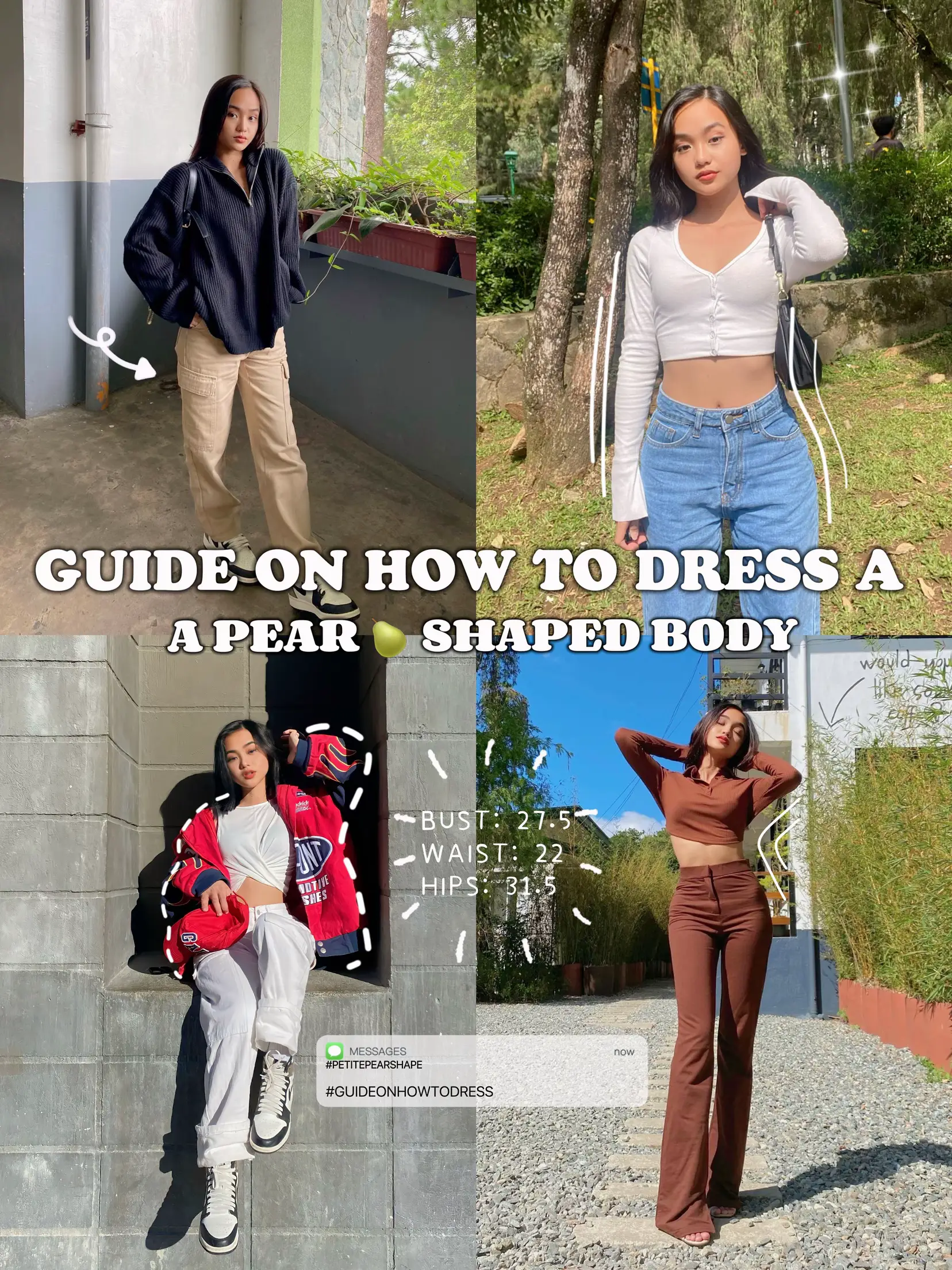 The Complete Pants Guide for Pear Shaped Body - Petite Dressing  Pear body  shape, Pear body shape fashion, Pear body shape outfits