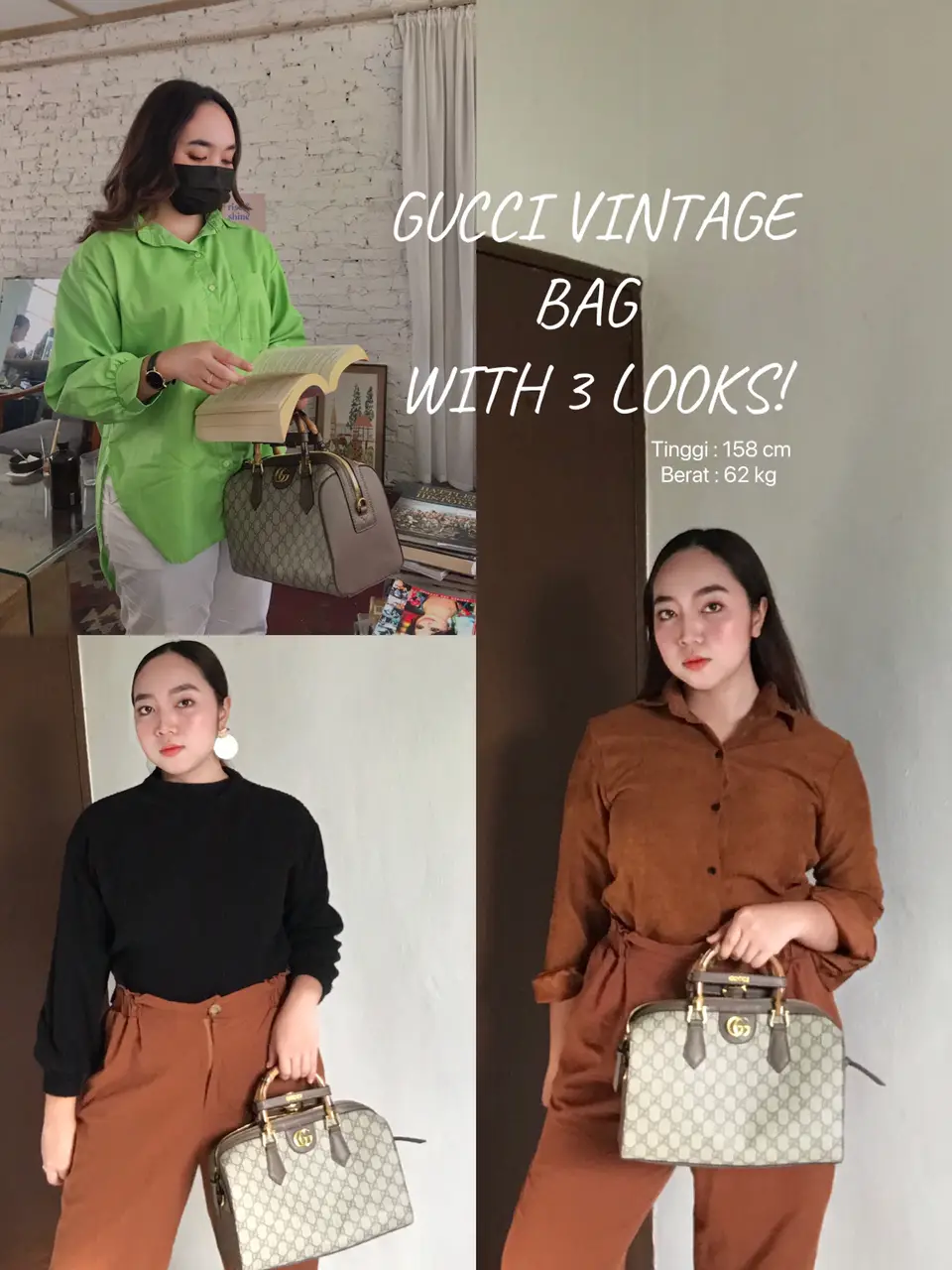 Burberry Alma Vintage, Fesyen Wanita, Tas & Dompet di Carousell