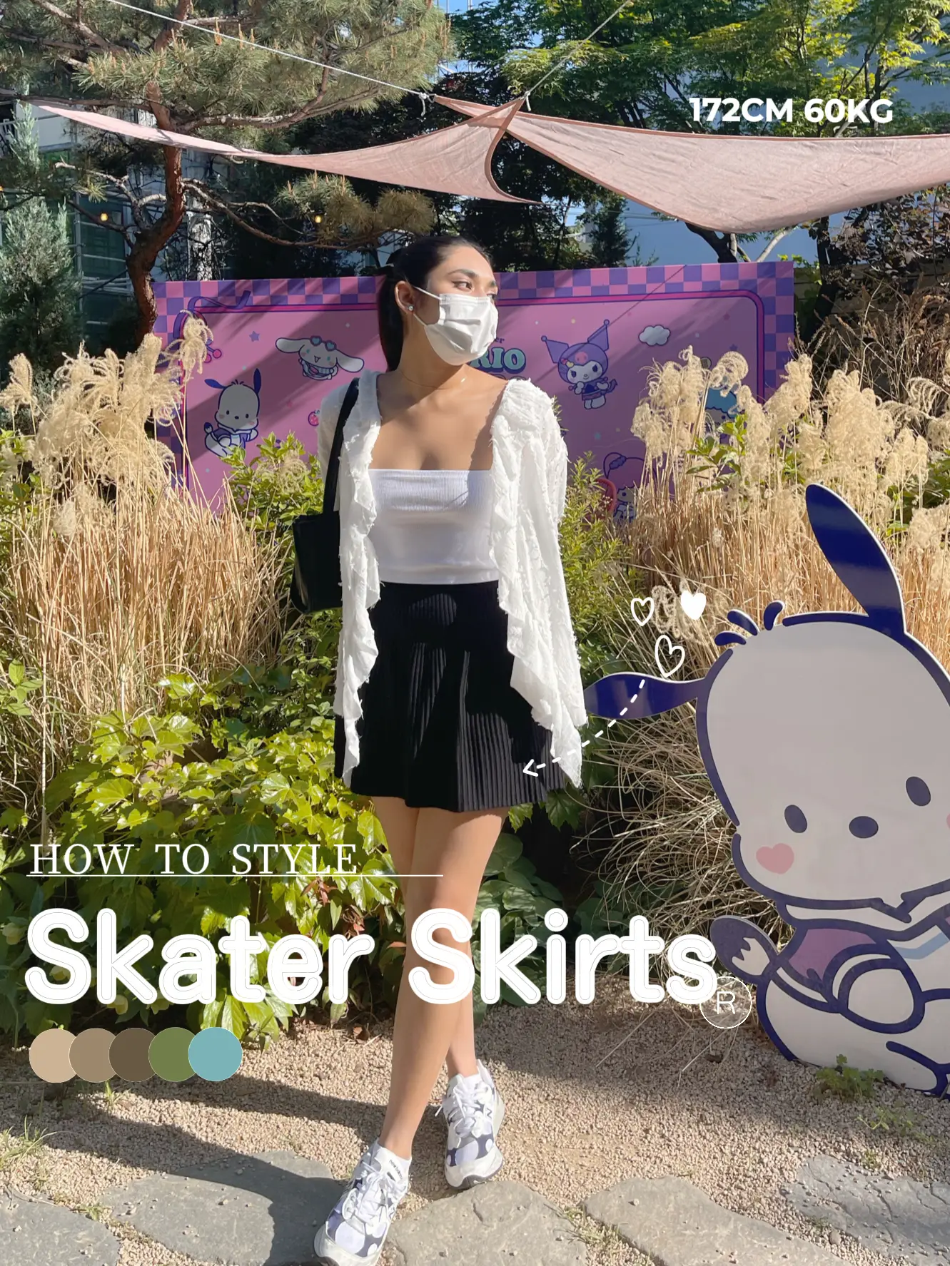 Ways to style a skater skirt