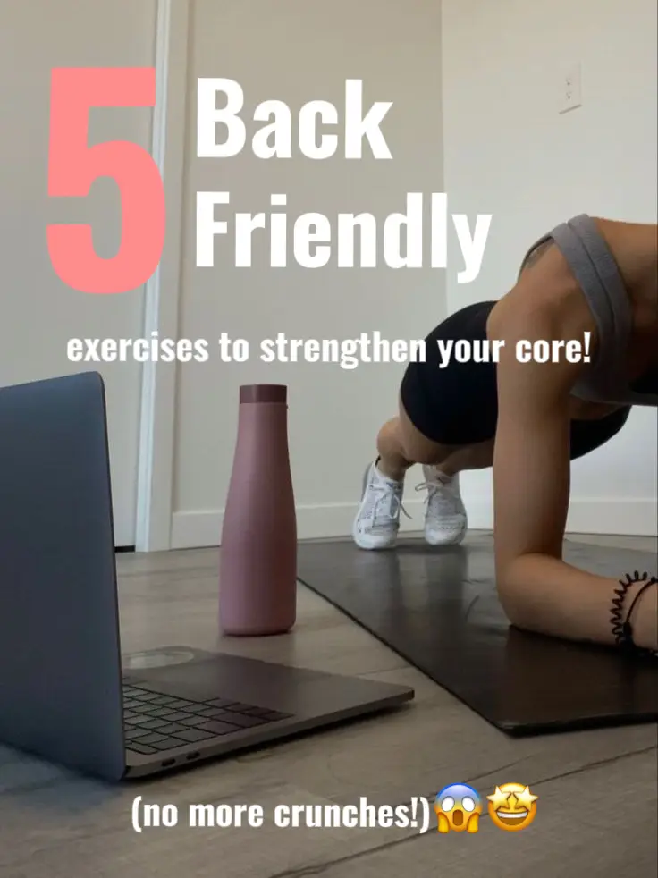 Back friendly exercises to strengthen your core! 🤩's images(0)