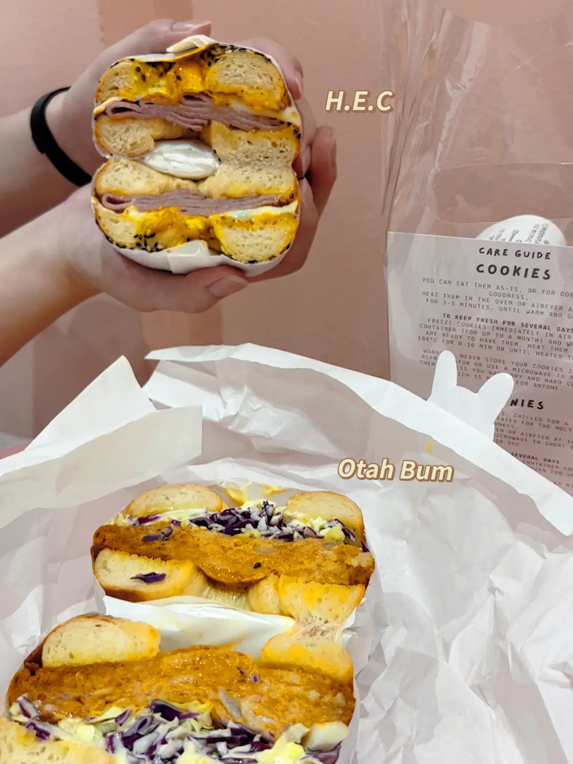 IG FAMOUS BAKERY | Yummy Loaded Bagels 💗✨'s images(1)