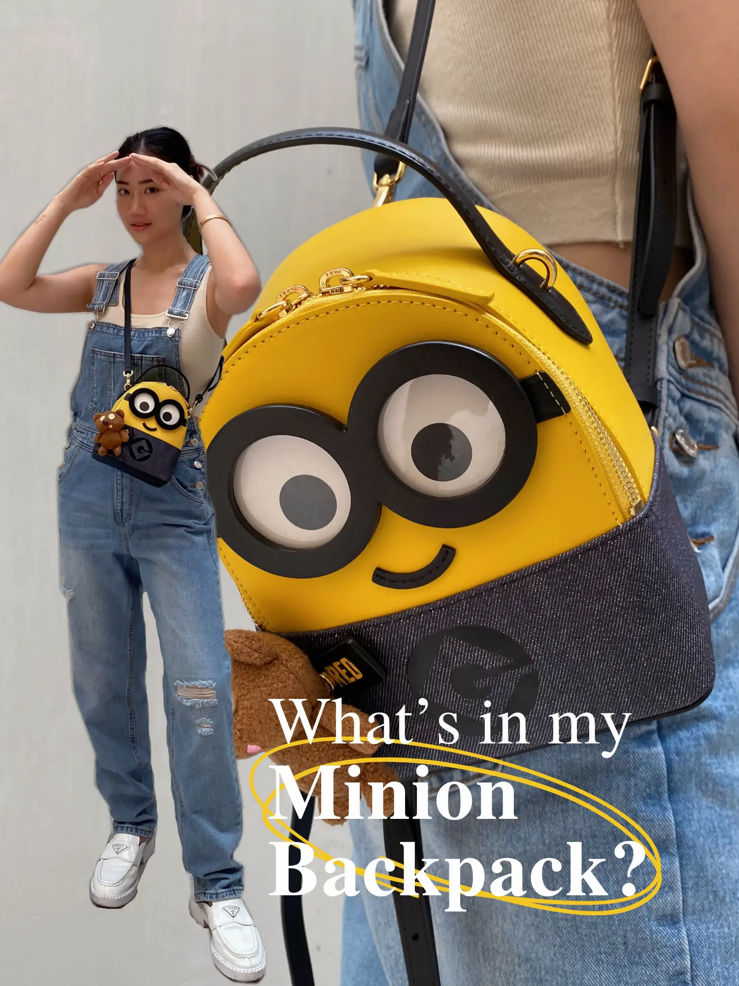 What I can fit in my mini Minion Bag 💛, Video published by Angelita Theo