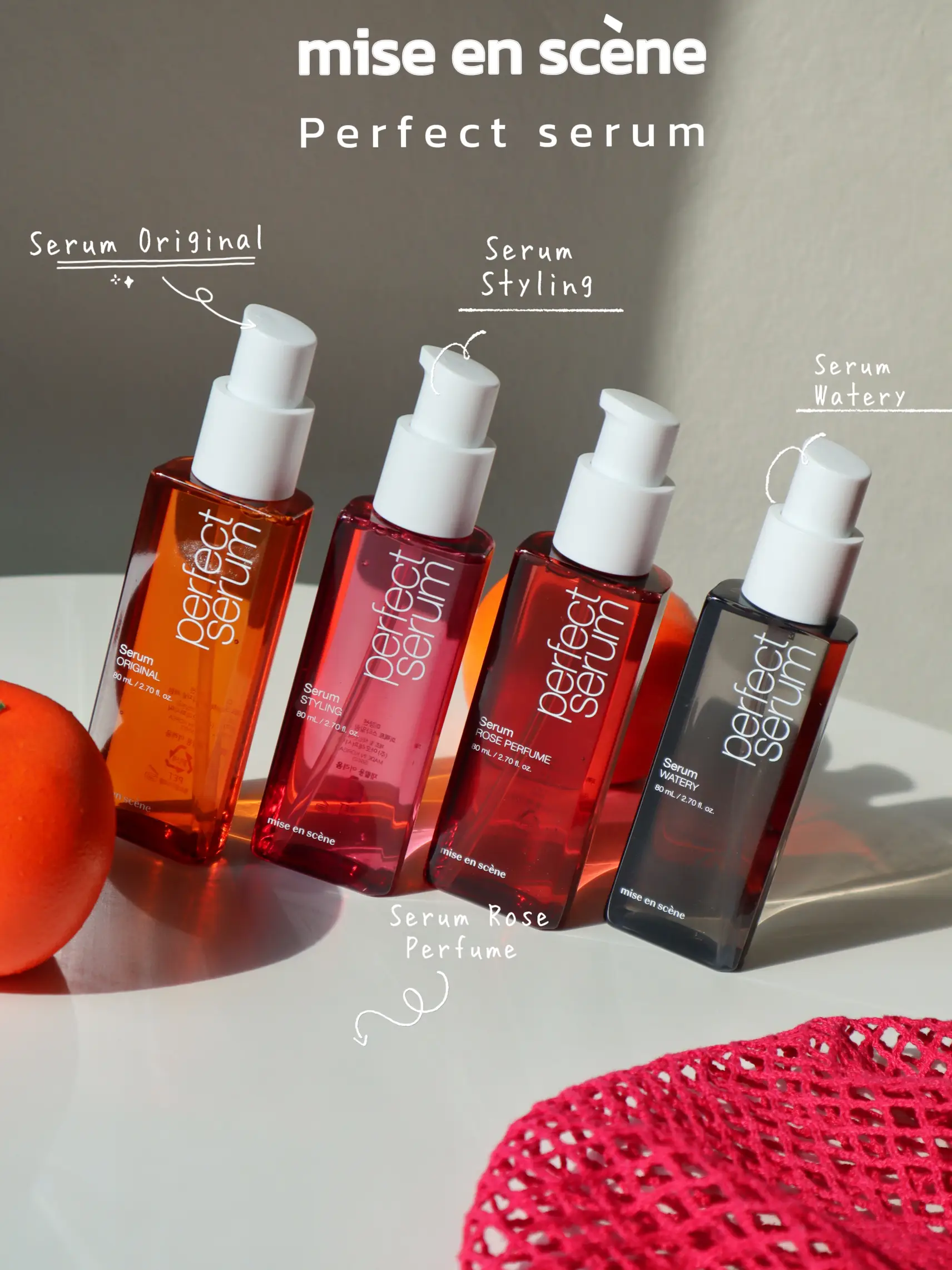 mise en scene perfect styling serum - การค้นหาใน Lemon8