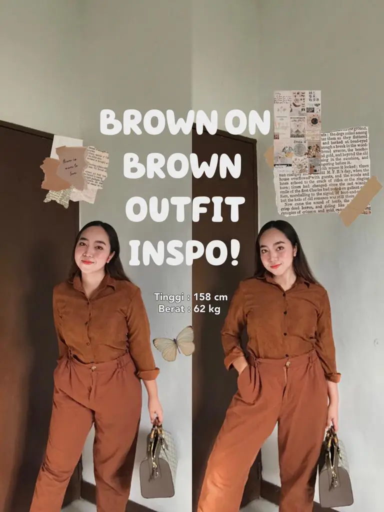 Brown season closet aesthetic y2k outfit ideas #brown #aesthetic