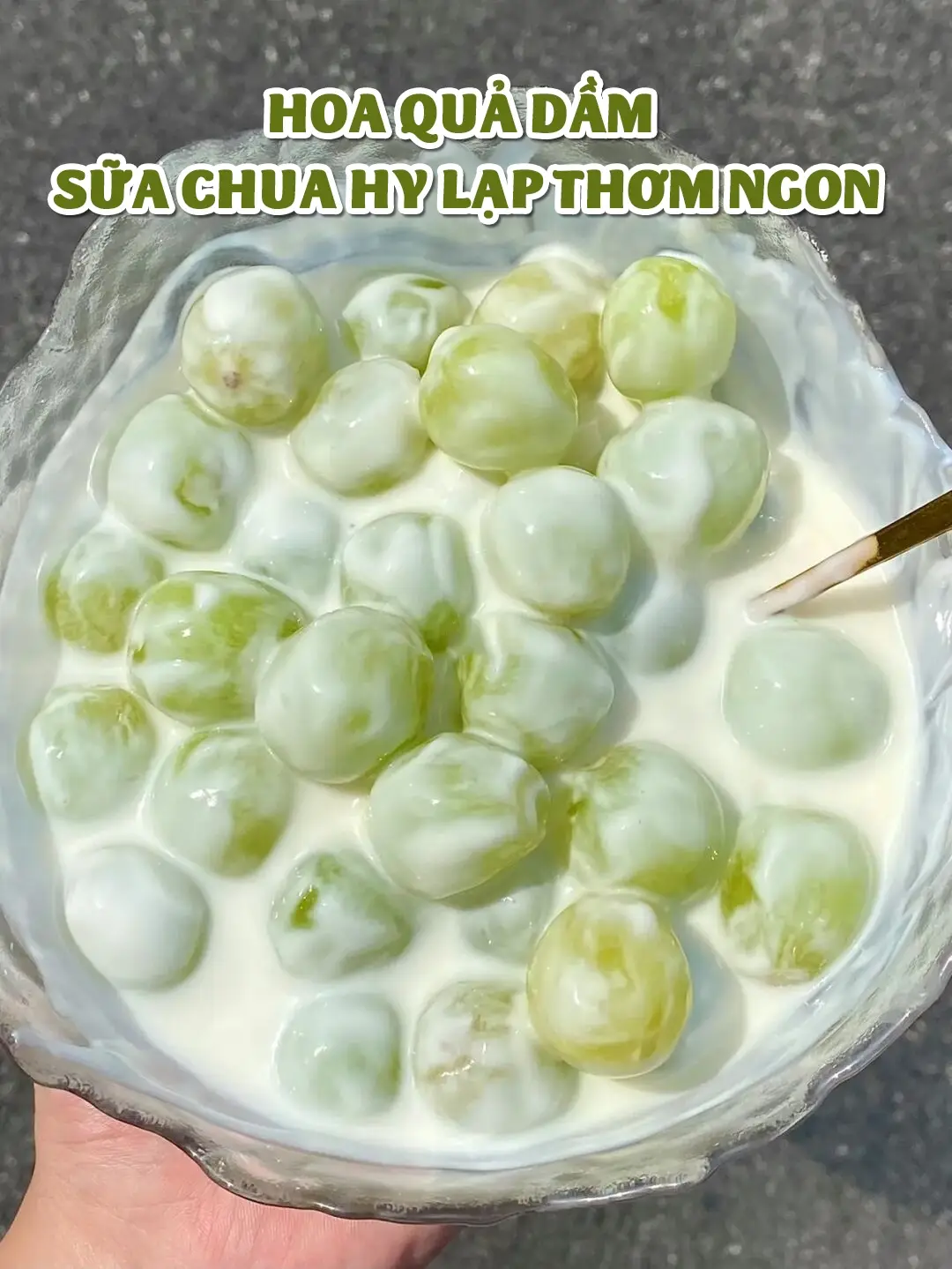 Hoa quả dầm sữa chua hy lạp thơm ngon | Bộ sưu tập do Vân Vân đăng ...