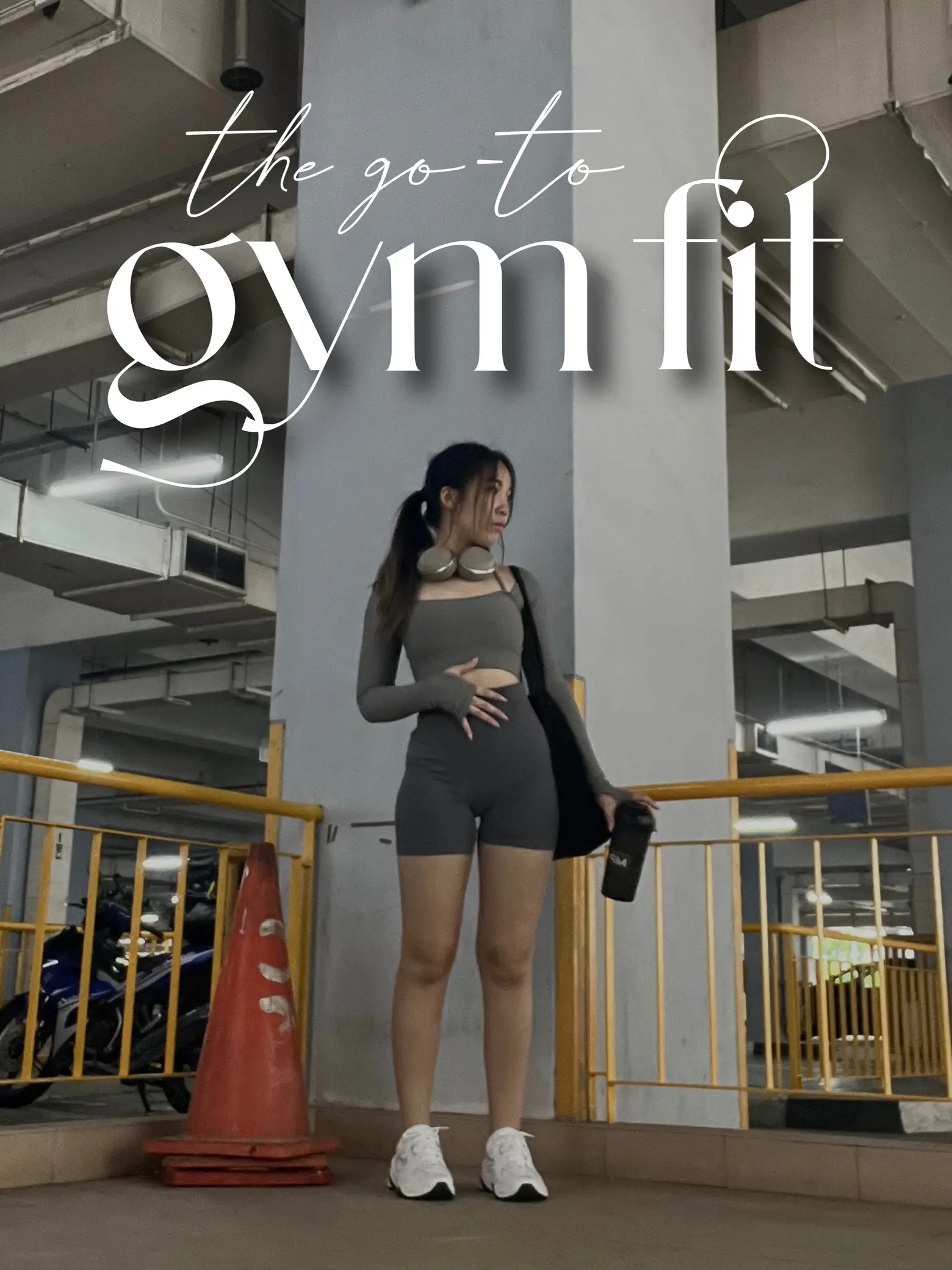 POV: you're that girl who loves her gym wear.💙🌞 Our High Waisted