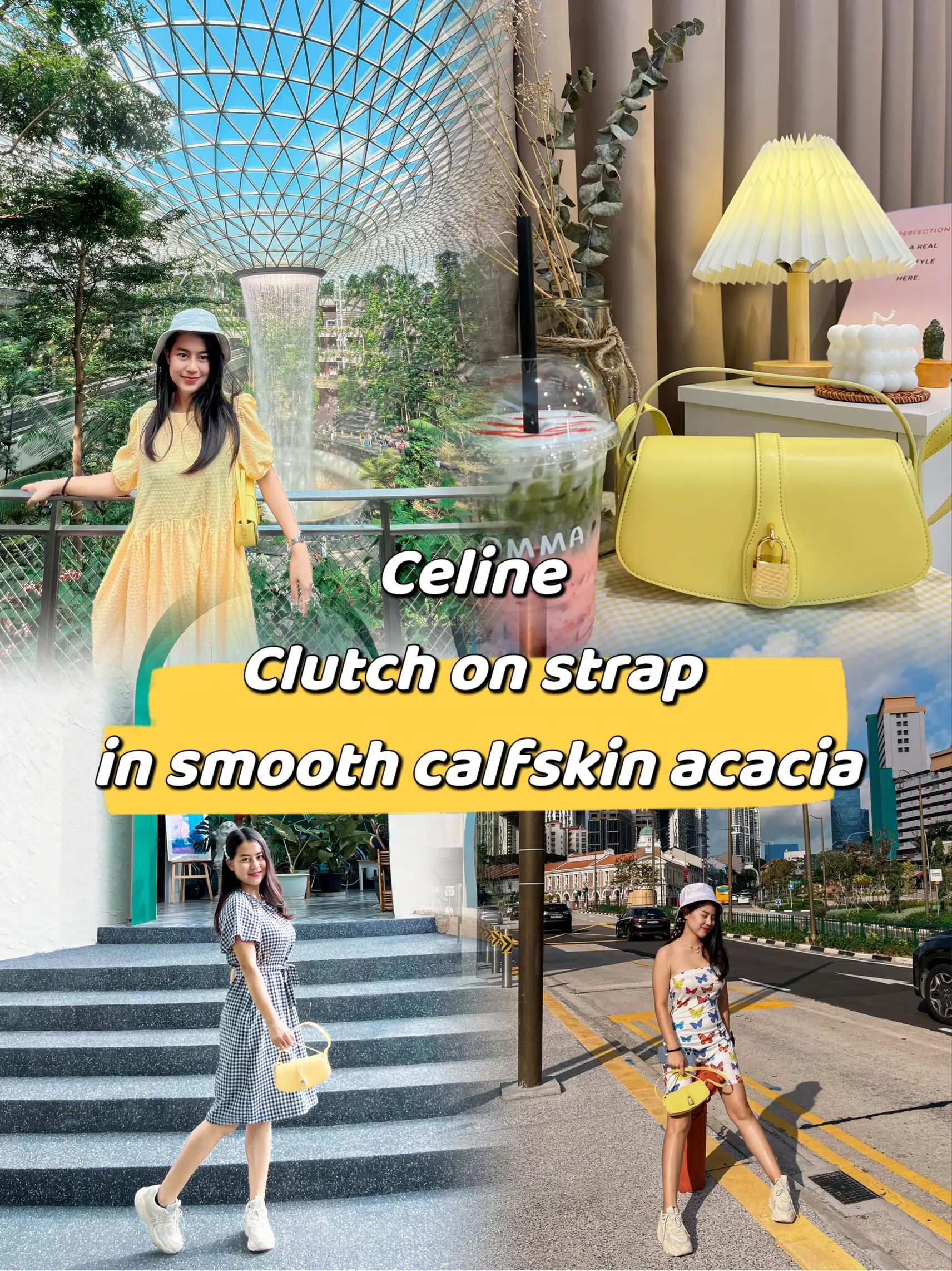 ป้ายยา Celine Clutch on strap เหลืองละมุนไม่ไหว 🍋, Gallery posted by  Siriwan ✿
