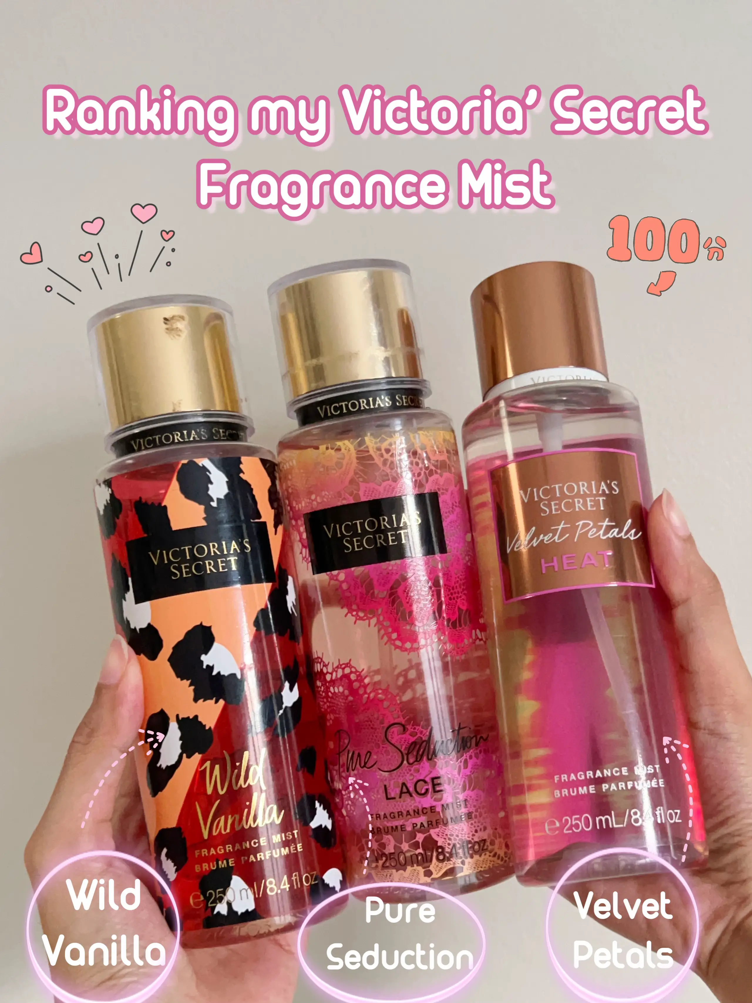 Ranking my Vicotria's Secret Fragrance Mist