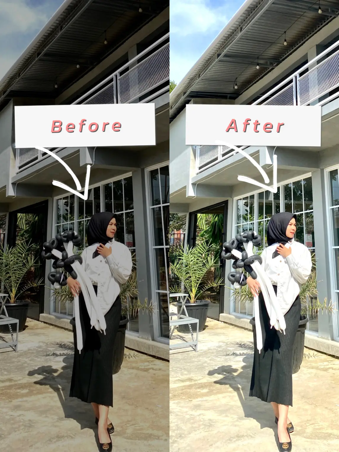 Tips edit foto gelap ke terang / how dark to light Galeri diposting oleh Shopa Najla Lemon8
