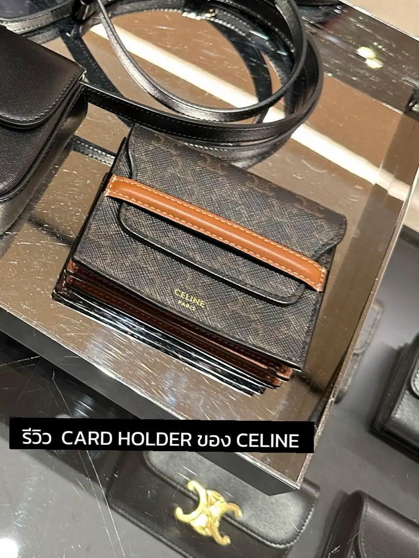 Celine Pocket Organizer Wallet - Triomphe Jacquard