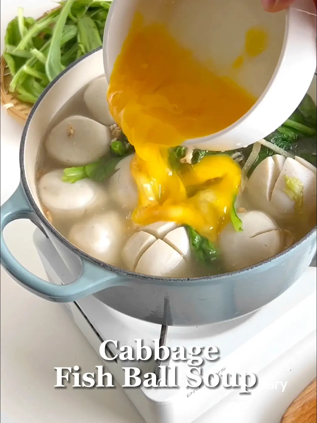 ✨Napa Cabbage Fish Ball Egg Drop | Video published by Cathy.food | Lemon8