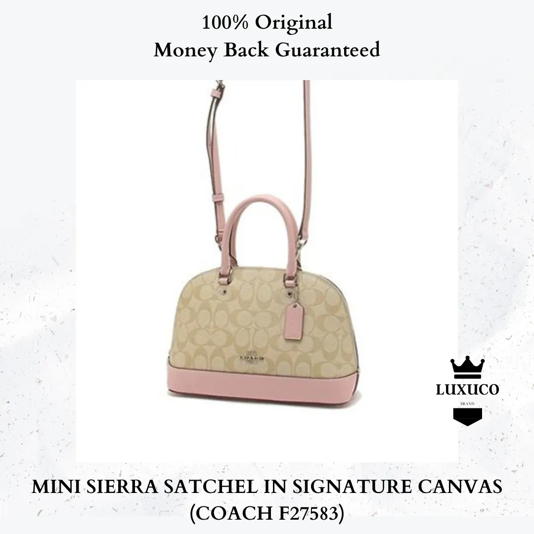 COACH Mini Sierra Satchel In Signature Canvas, Gallery posted by Chia Te