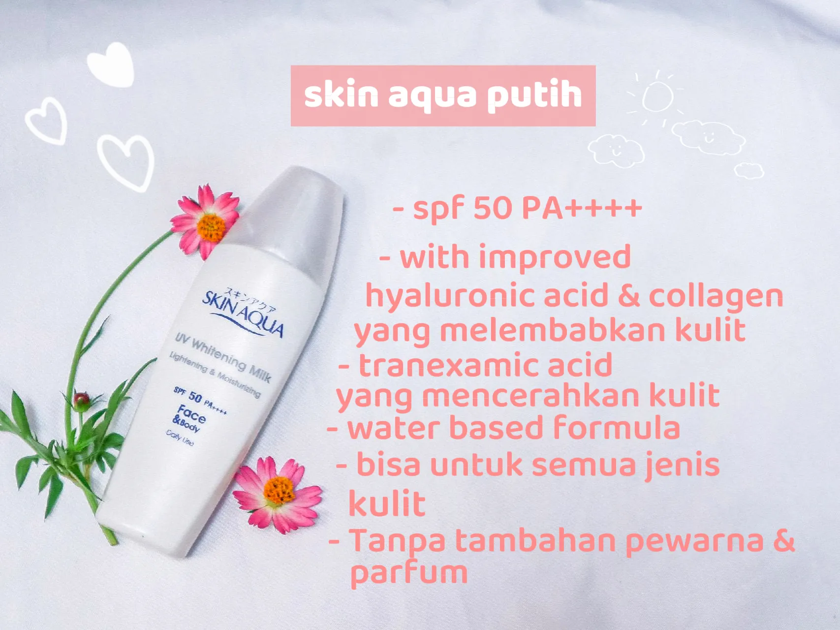 perbedaan sunscreen skin aqua Putih biru Gallery posted by