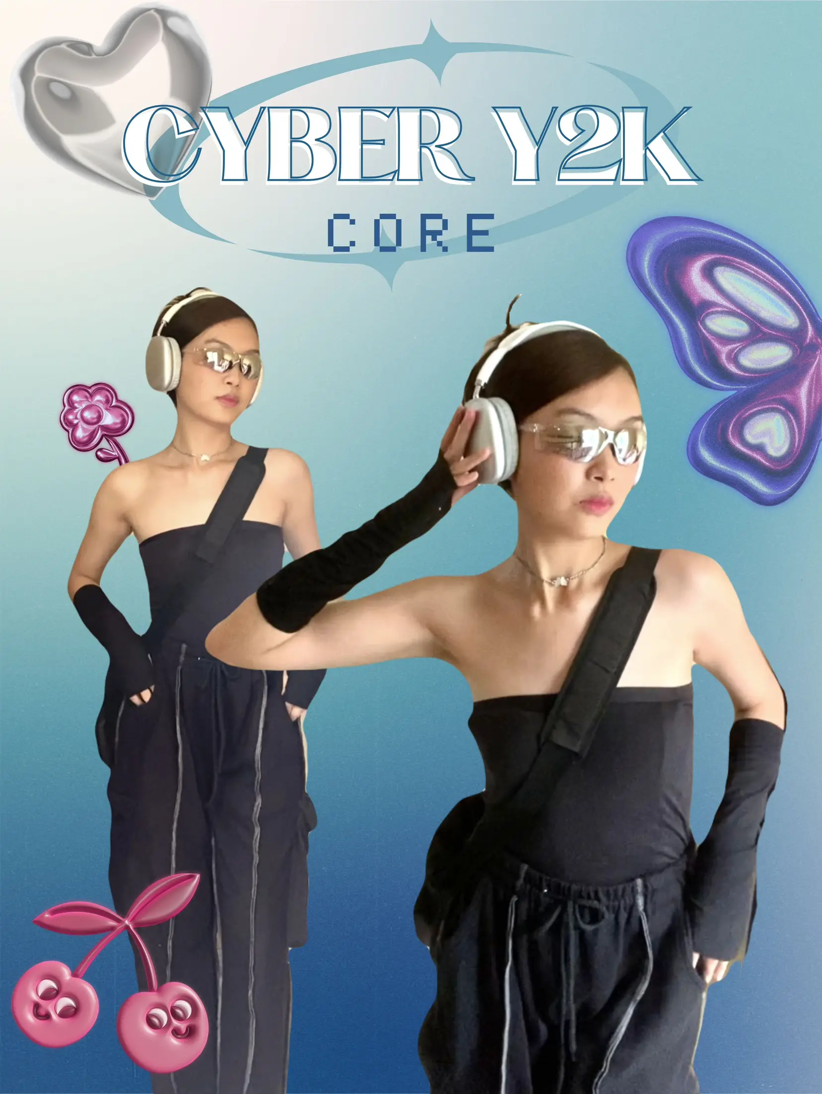 Cyber Y2k Aesthetic Clothing, Indie Y2k Clothes Aesthetic