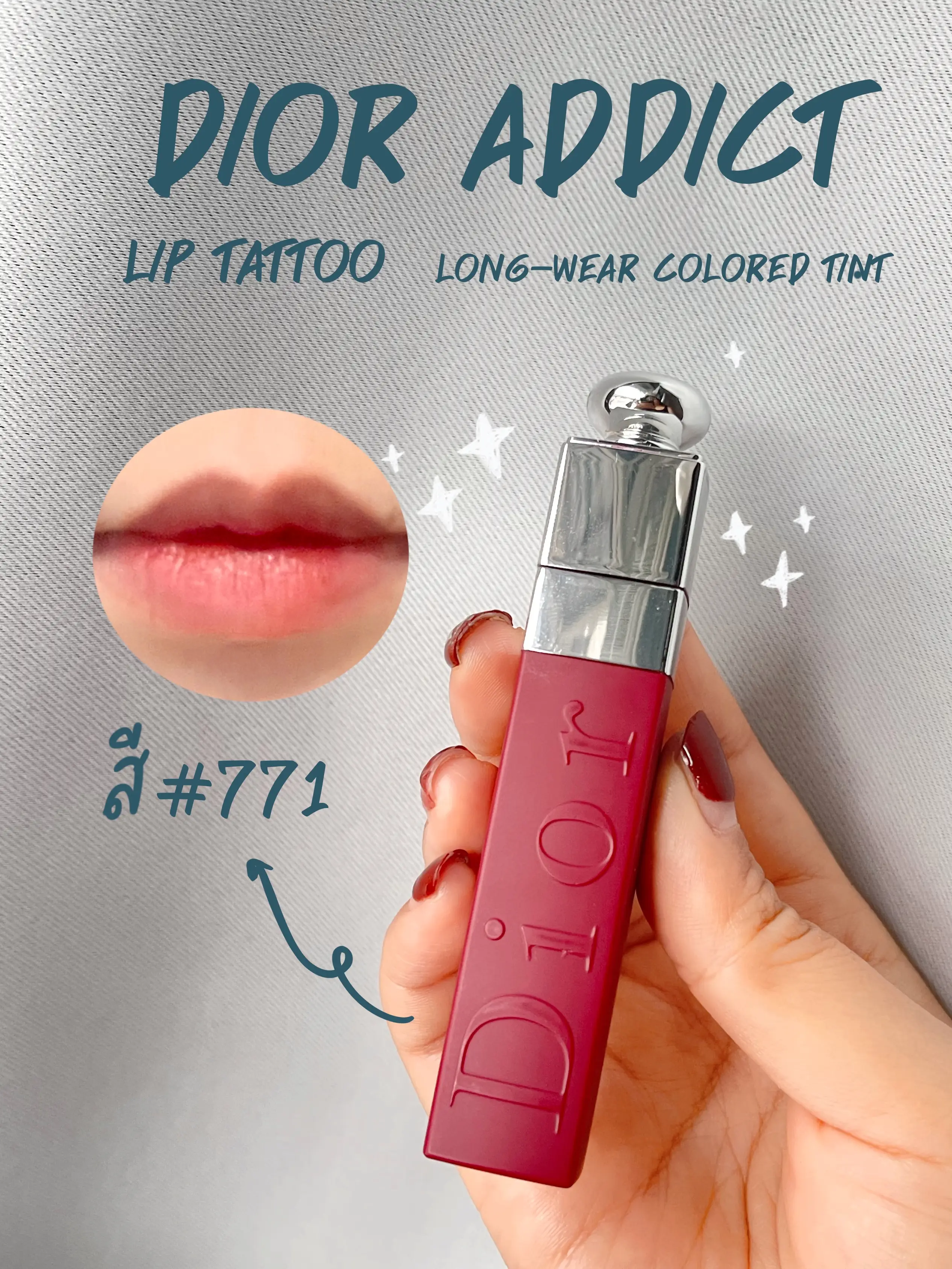 Lip tattoo dior clearance 771