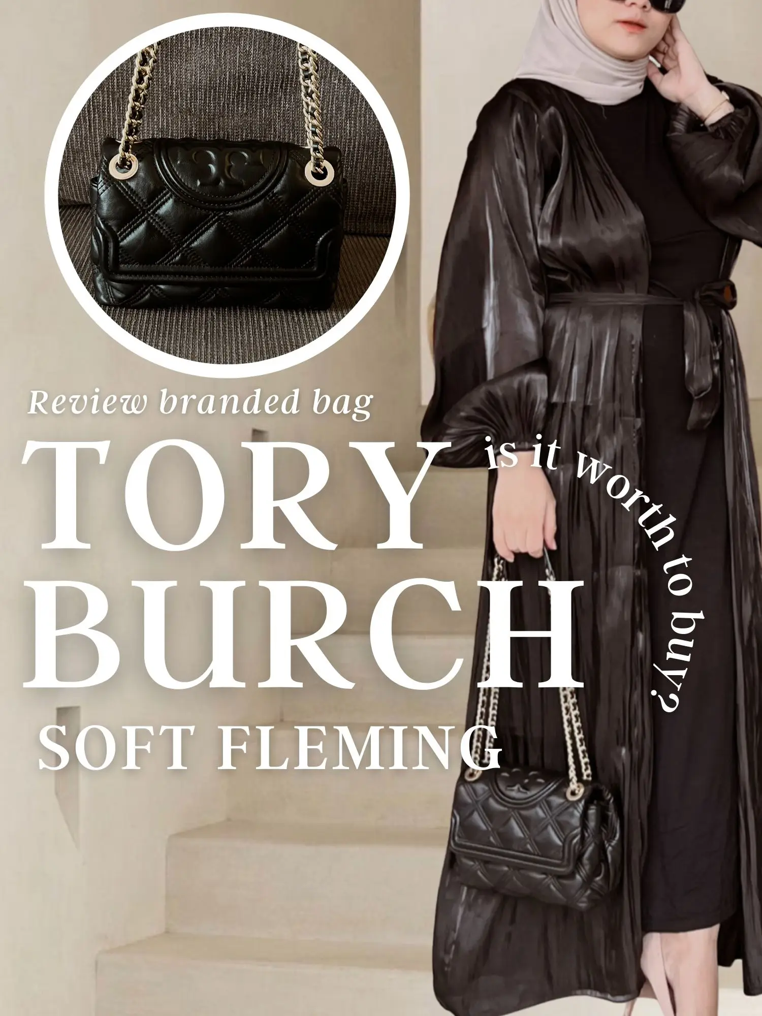 TORY BURCH FLEMING REVIEW  WHATS IN MY BAG 