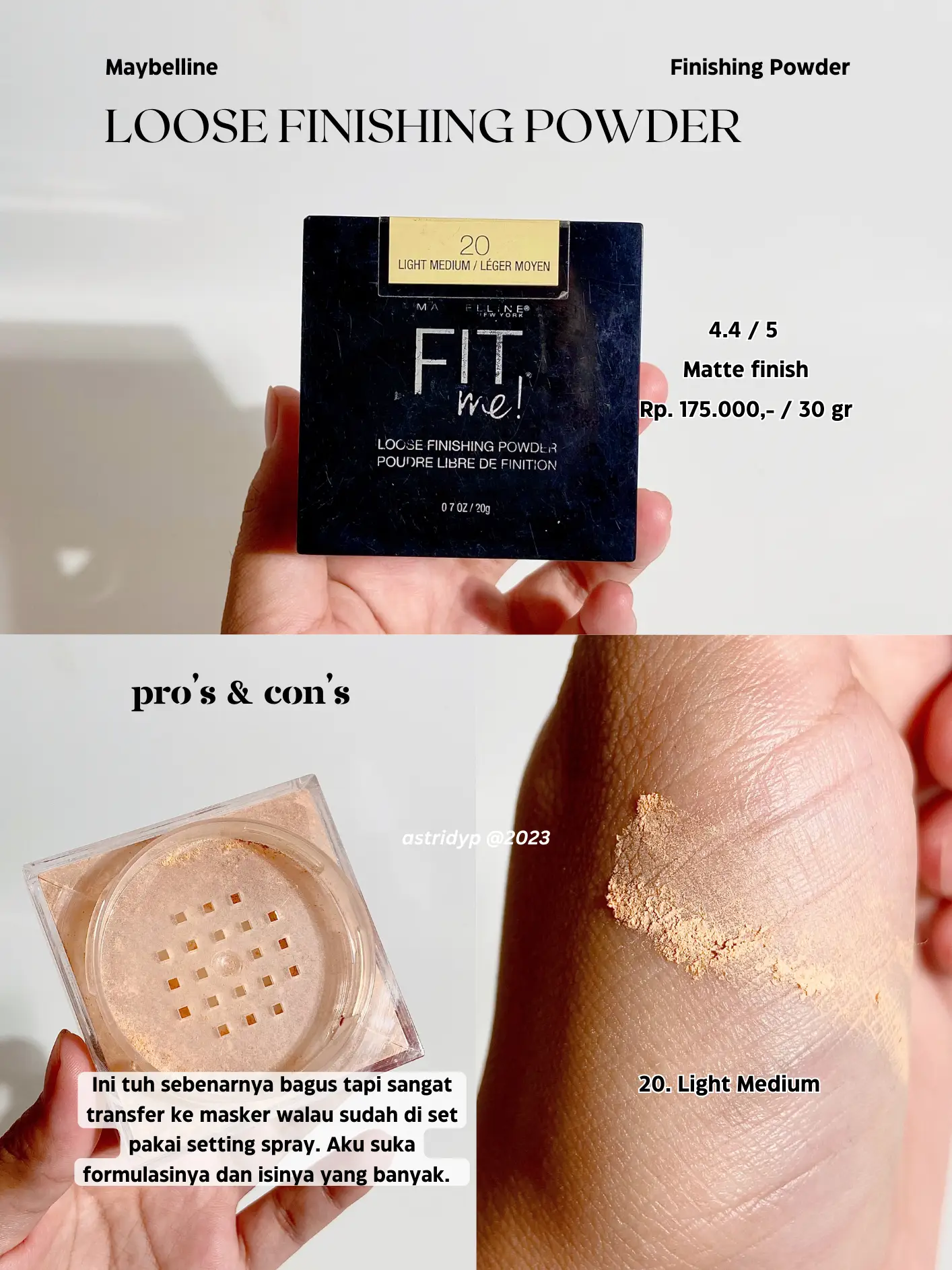 Tiga Jenis Bedak Combination & Acne Prone Skin! Galeri diposting oleh astrid Lemon8